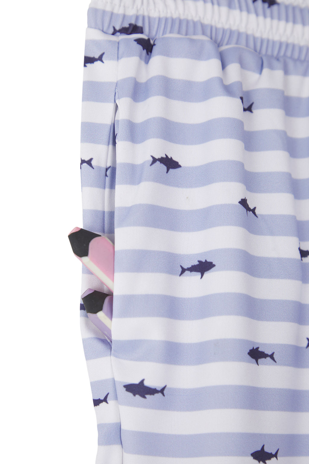 Bebe Mavisi-Lacivert 2li Erkek Cocuk Pamuklu Bask?l? Orme Sort TKDSS25SR00004 - Trendyolmilla фото 2