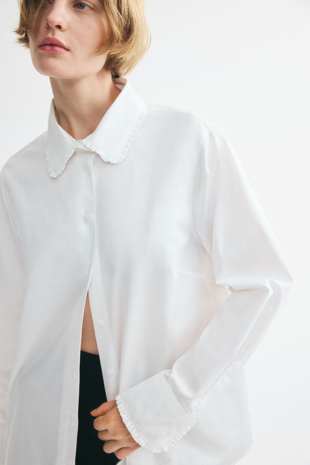 Camisa en popelina de algod?n - H&m фото 4