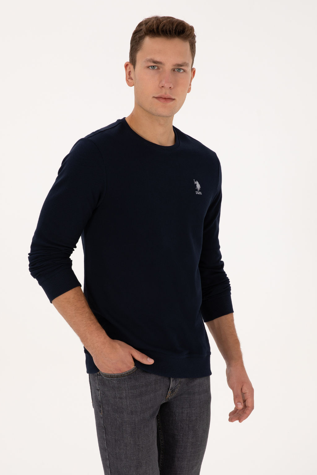Erkek Lacivert Sweatshirt - U.s. polo assn фото 10