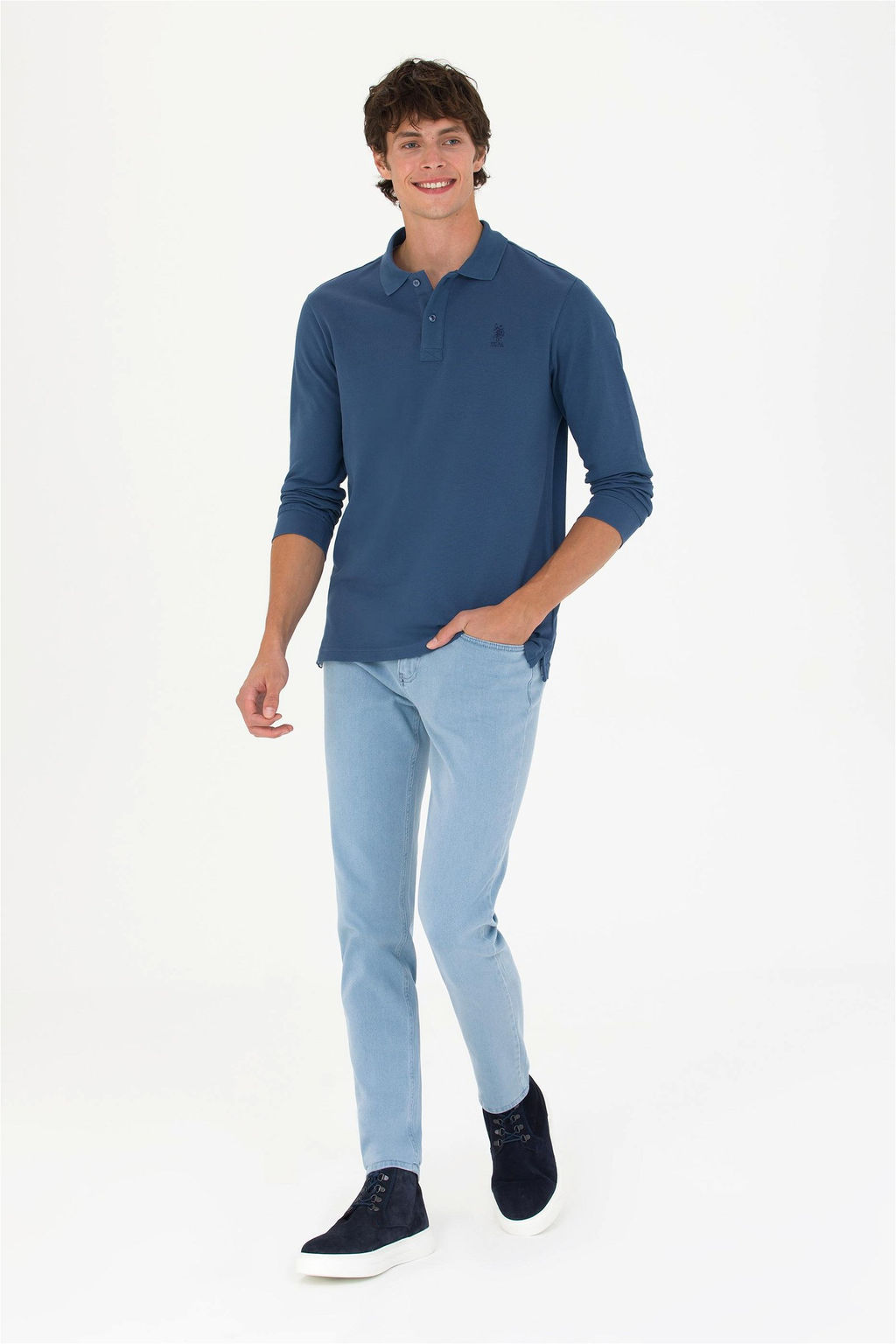 U. S. Polo Assn / Мужские джинсовые брюки цвета индиго - U.s. polo assn фото 3