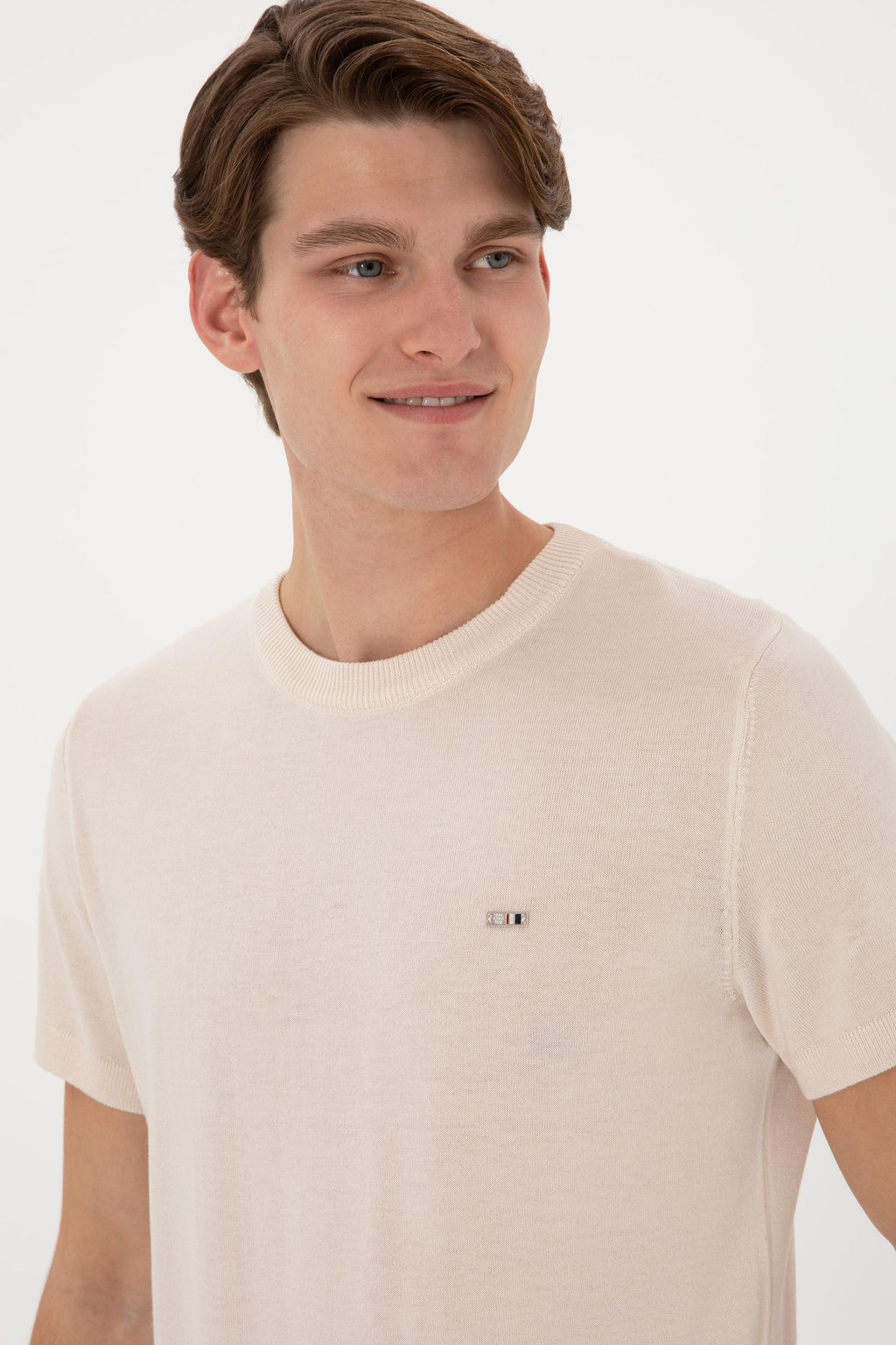 Erkek Slim Fit Bisiklet Yaka Ta_ Ti__rt Sepette S_rpriz _ndirim - U.s. polo assn фото 2