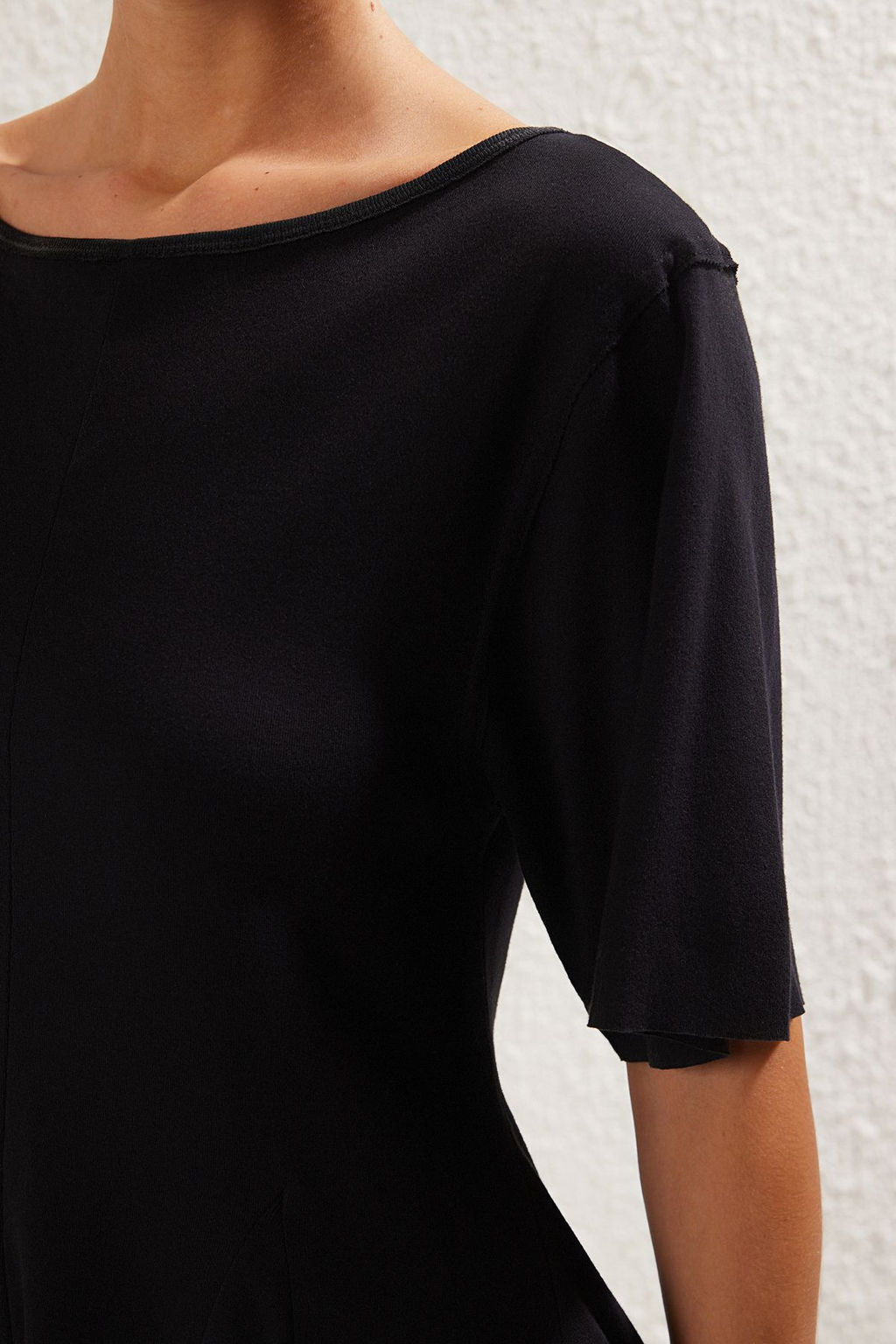 Plaj Giyim Siyah Orme Mini Tulum TBESS25TU00001