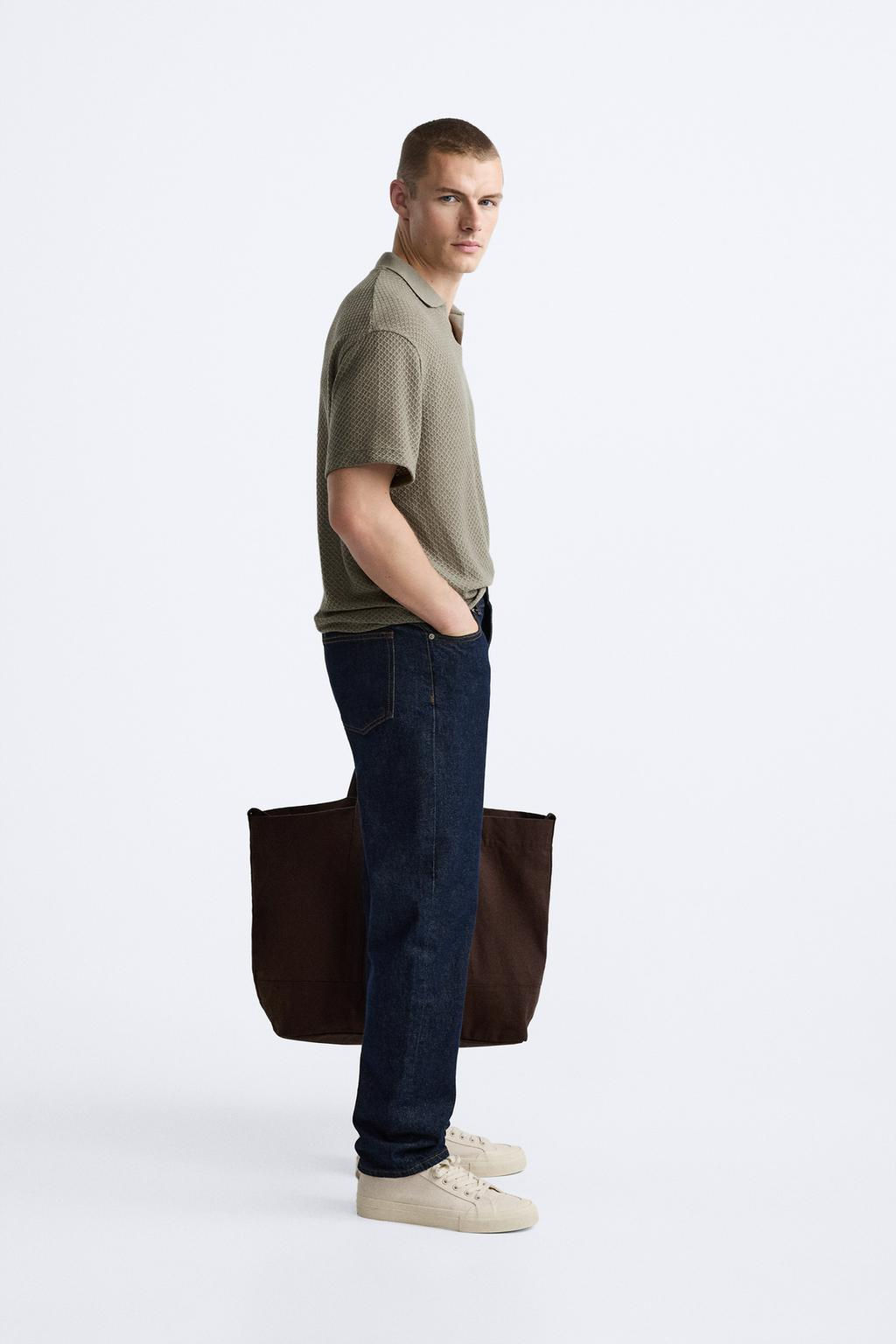 TEXTURED POLO SHIRT - Zara фото 4