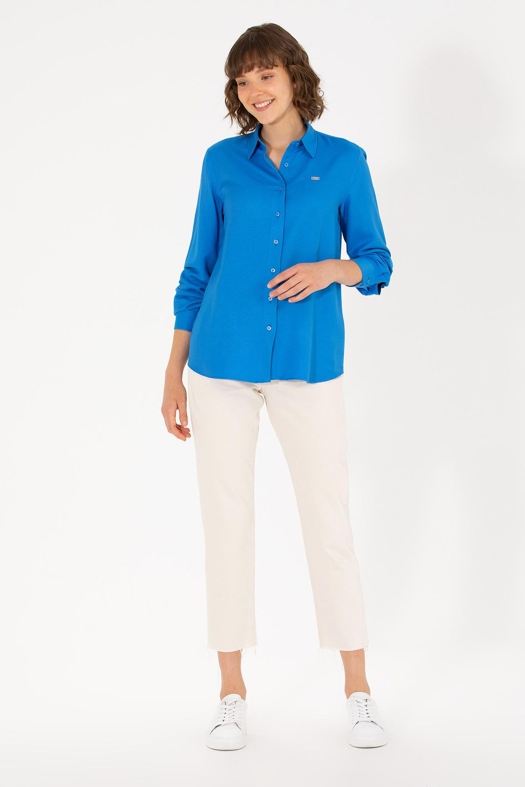 Женская рубашка Saks с длинным рукавом - U.s. polo assn фото 3