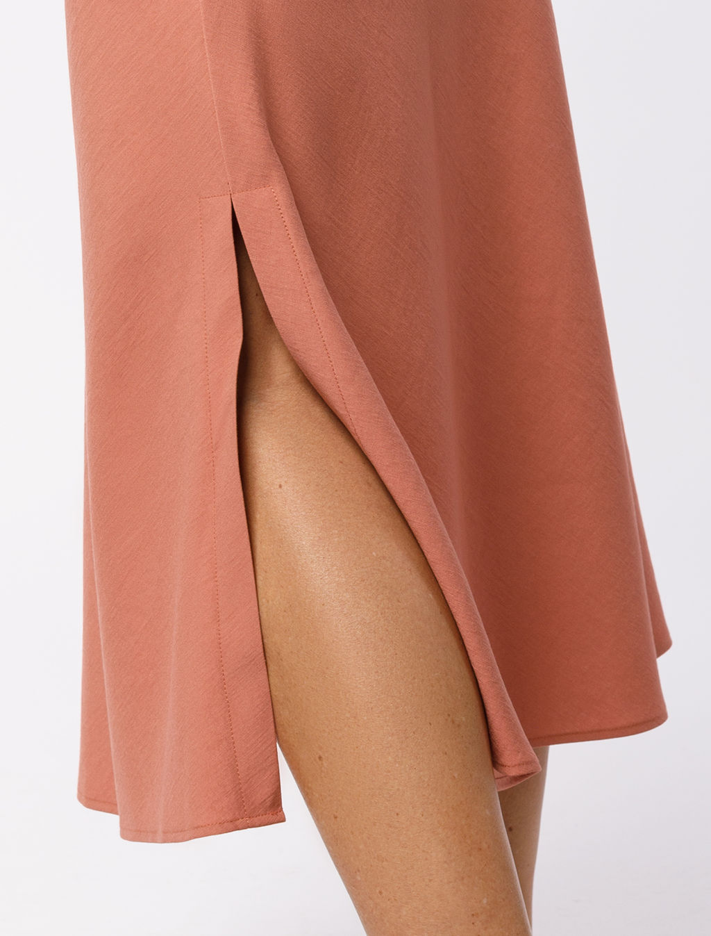 VILATTE / Юбка из плотного лиоцелла скроенная по косой  фото 2