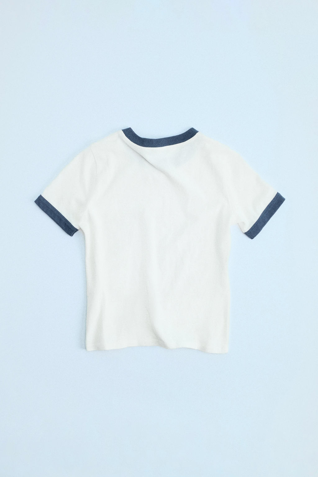 WASHED-EFFECT RIBBED T-SHIRT - Zara фото 5