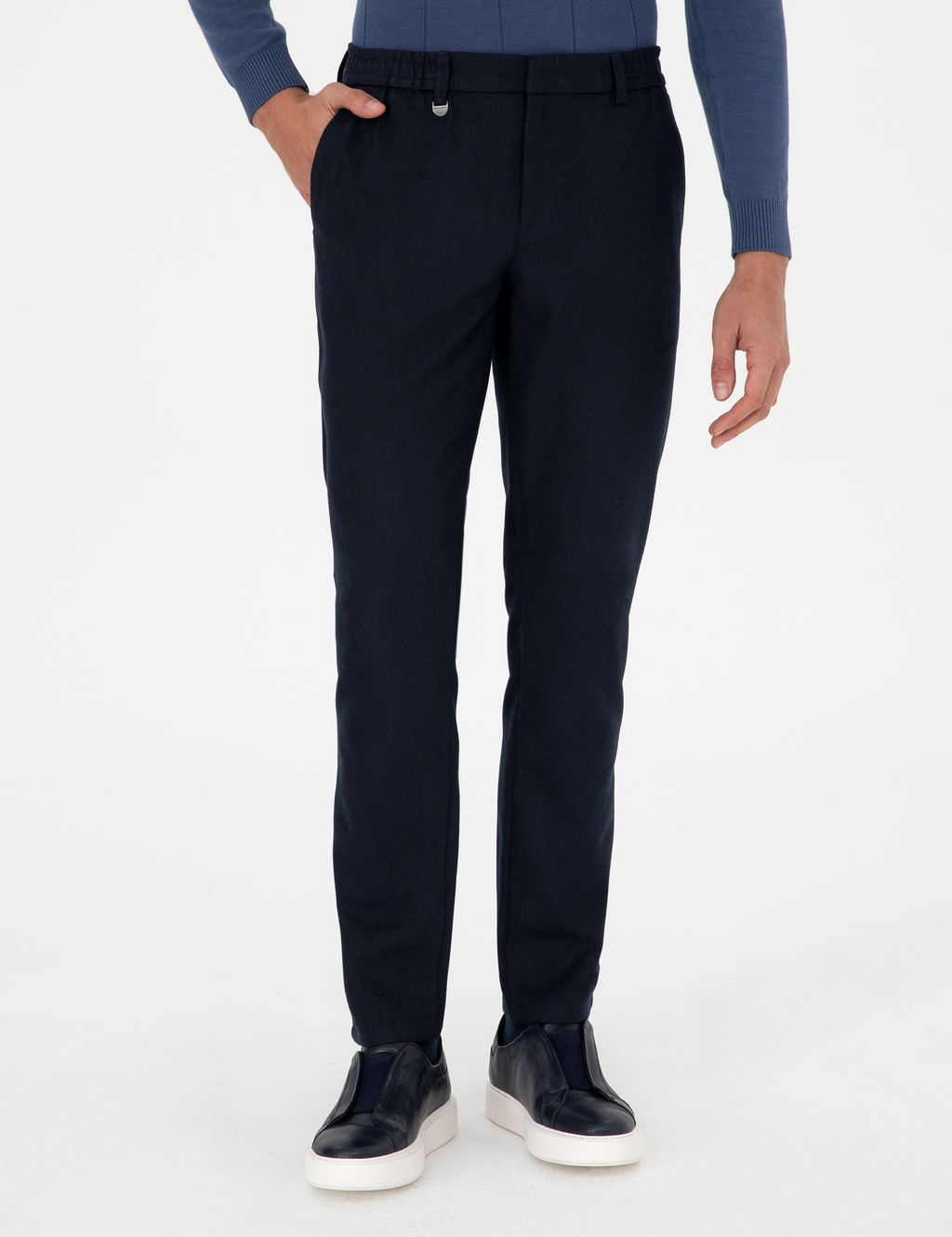 Lacivert Ex. Slim Fit Kuma_ Pantolon