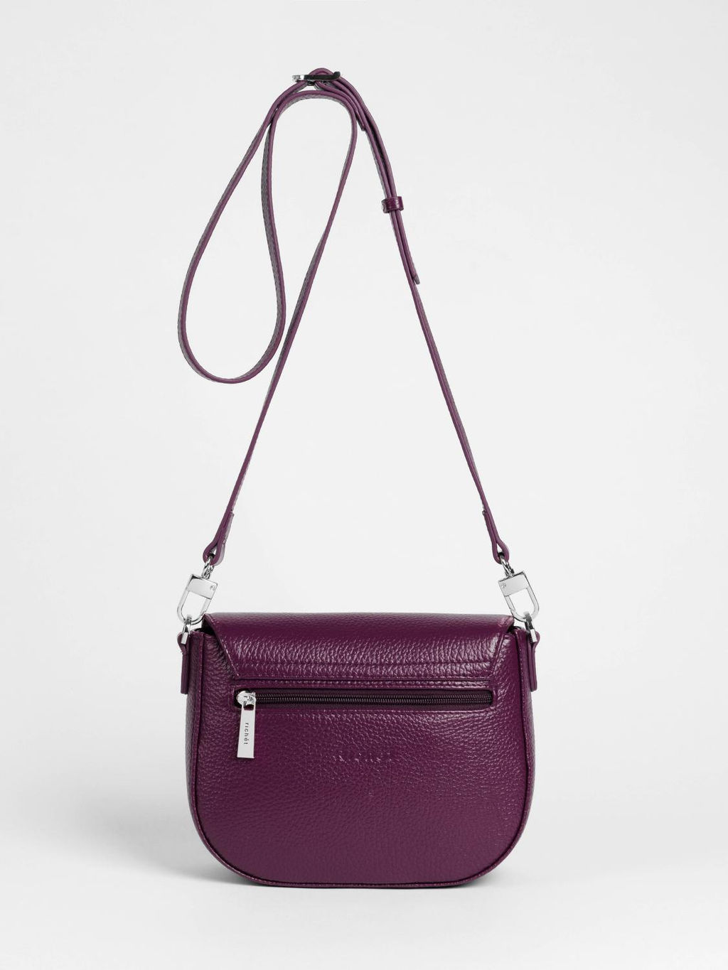 Женская кожаная сумка Richet 3292LN 603 Фиолетовый