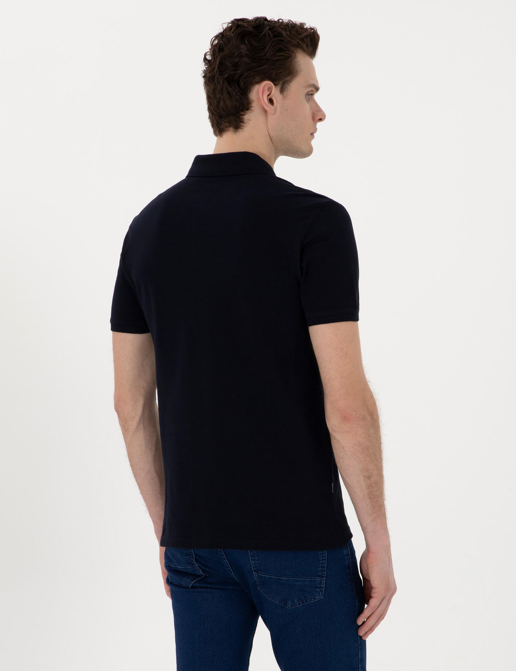 Lacivert Slim Fit Ti__rt