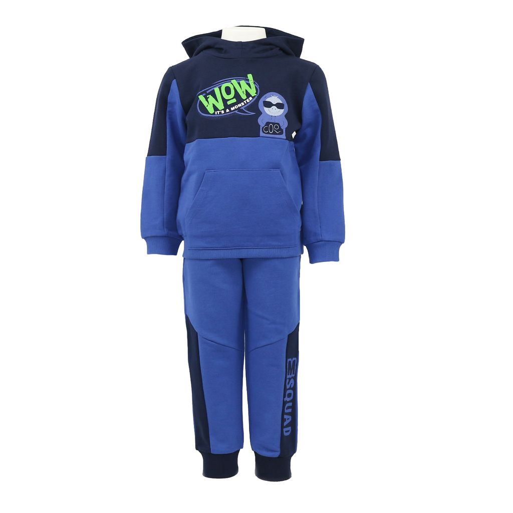 CRB wear/CWK 62496 Джемпер модель худи для мальчика, темно-синий-синий/Ex.Cherubino  фото 3