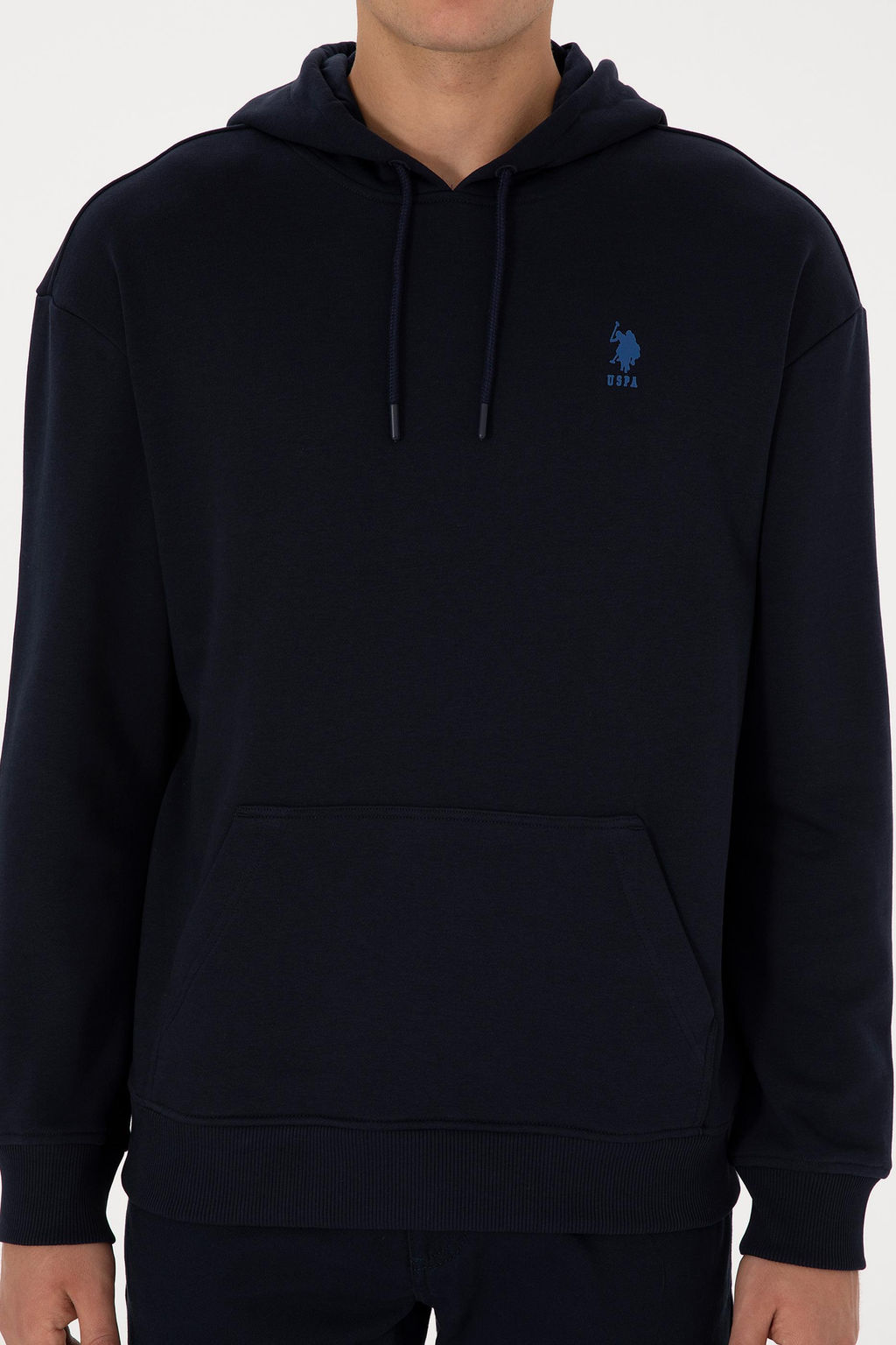 Erkek Comfort Fit Kap__onlu Lacivert Basic Sweatshirt - U.s. polo assn фото 6