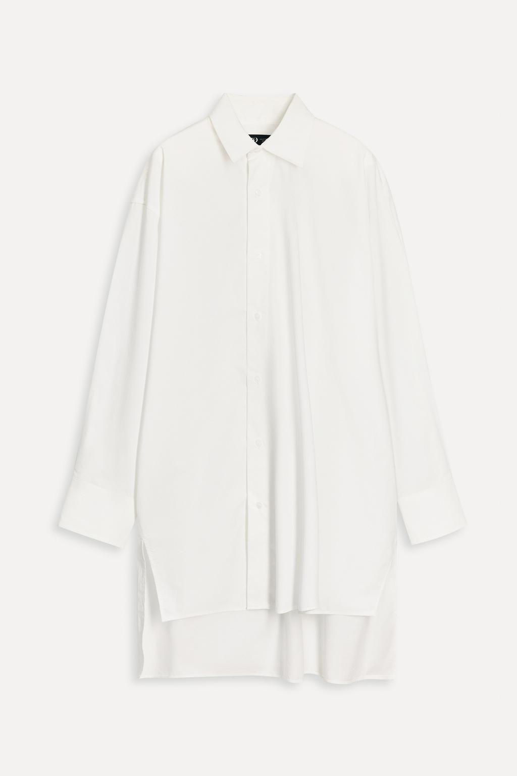 EXTRA LONG POPLIN SHIRT 50TH ANNIVERSARY - Zara фото 2