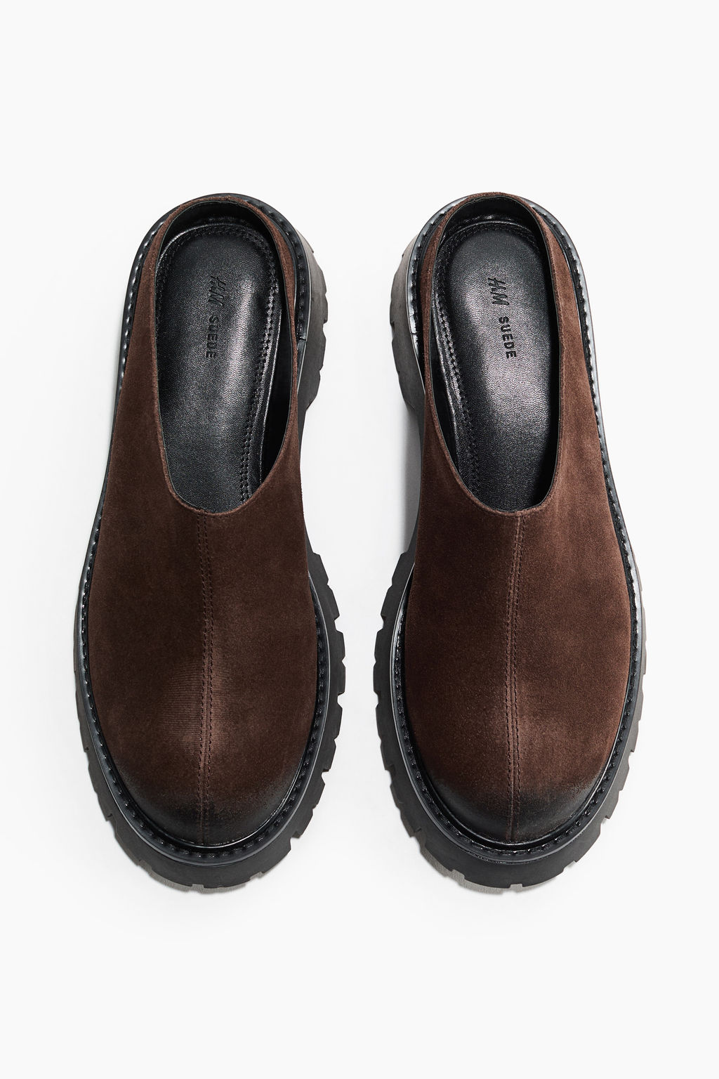 Mules en serraje afelpado con suela gruesa - H&m фото 2