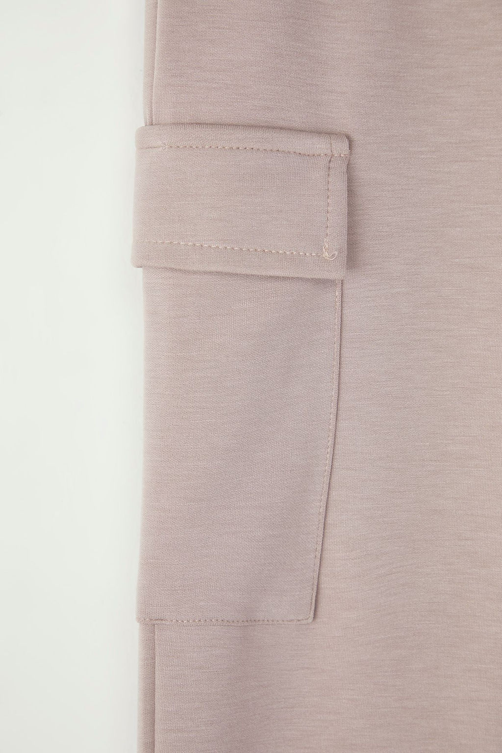 Camel K?z Cocuk Kargo Cepli Flare Viskon Basic Orme Pantolon TKDSS25PL00008 - Trendyolmilla фото 2