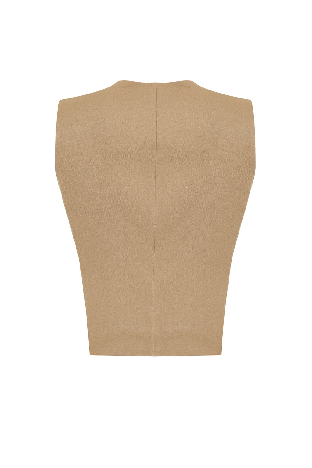 TRENDYOLMILLA Kiremit Premium Regular Kal?p Crop Dokuma Yelek TWOSS24YE00017 фото 11