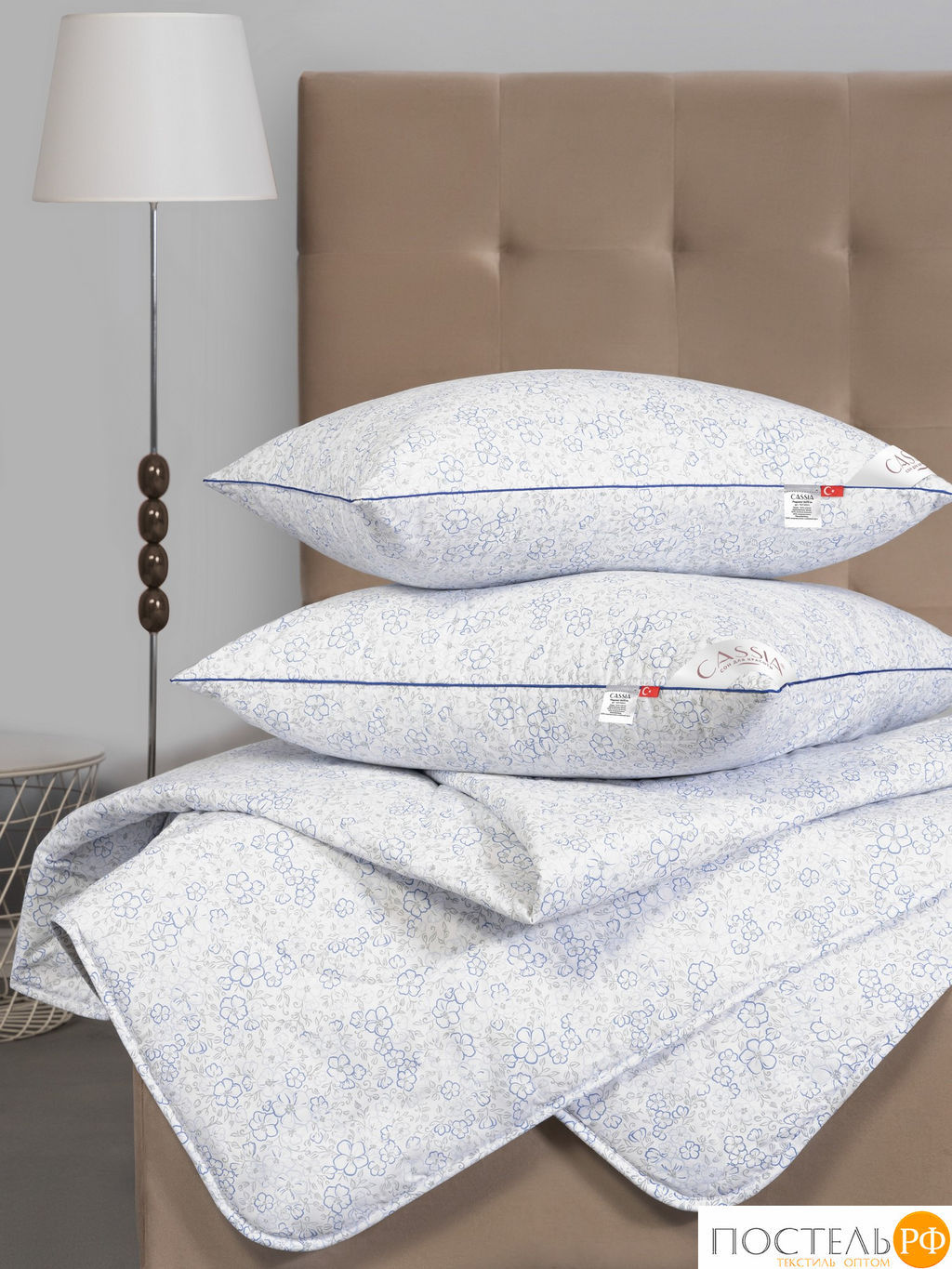 CASSIA АЛЬПИЙСКИЙ ЛЕН Одеяло 172х205,1пр.,хлопок/лен/полиэф.вол., 200 г/м2  фото 2