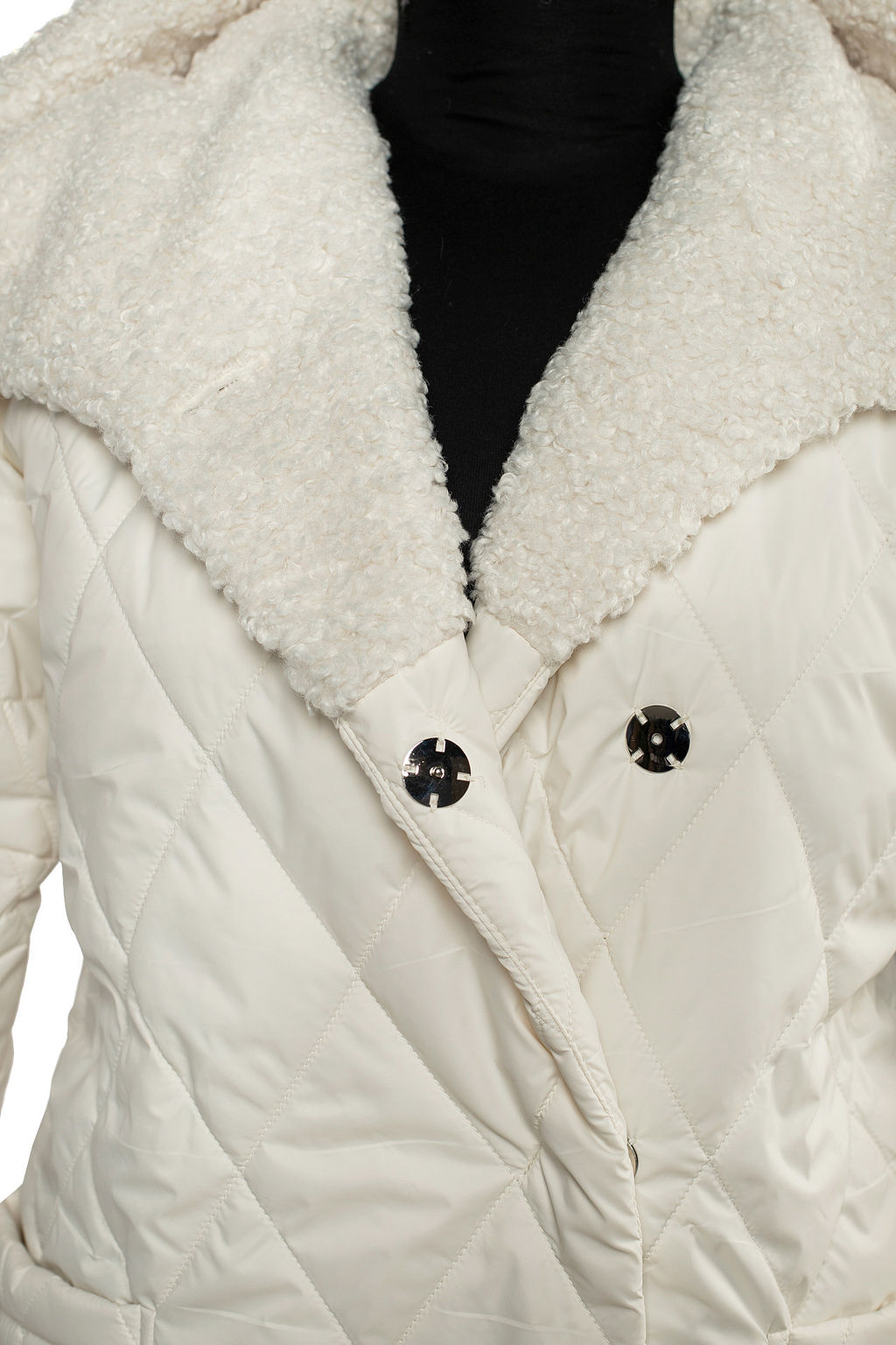 05-2164 Куртка женская зимняя (пояс) - El podio фото 11