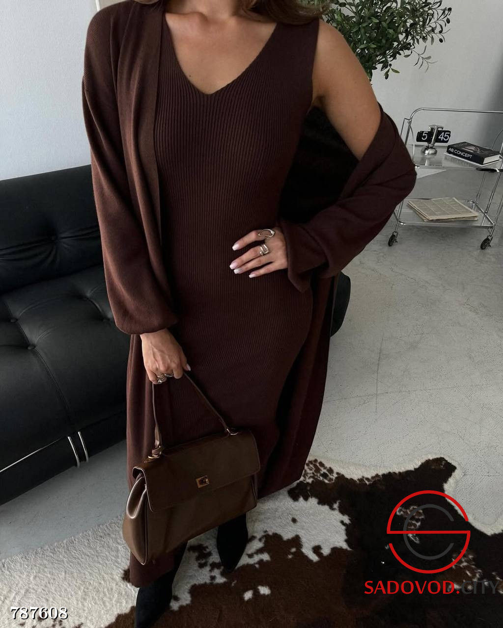 Женское платье с кардиганом - Bruno фото 4