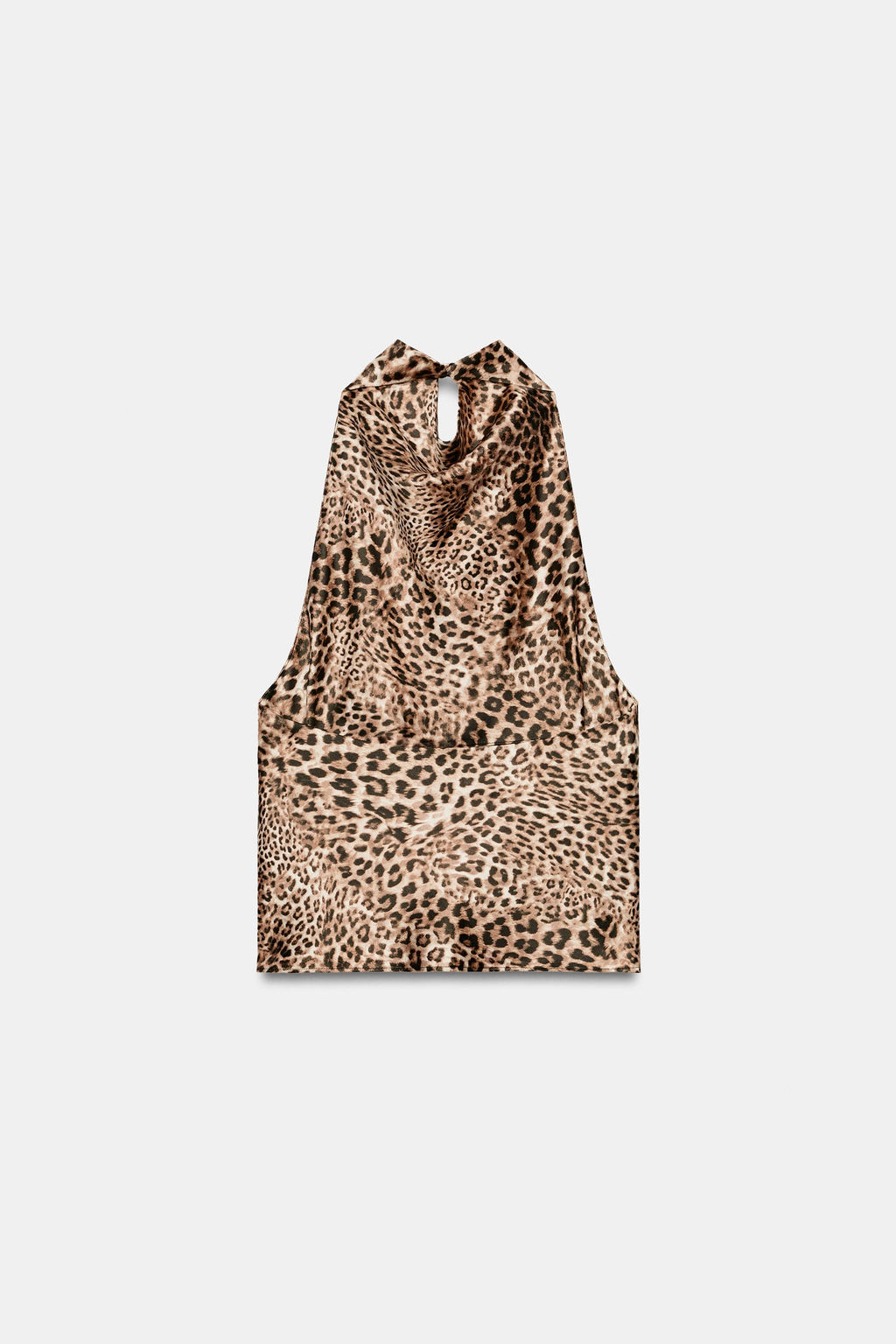 TOP HALTER SATINADO / Leopardo - Zara фото 8