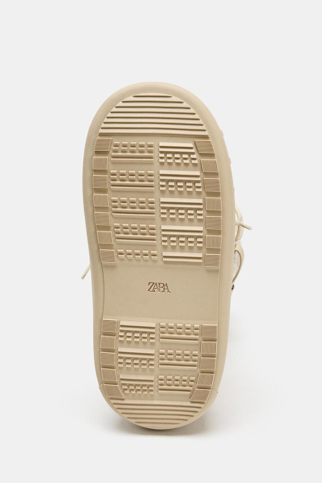 SHEARLING EFFECT ANKLE BOOTS SKI COLLECTION, CHARACTERISTICS - Zara фото 8