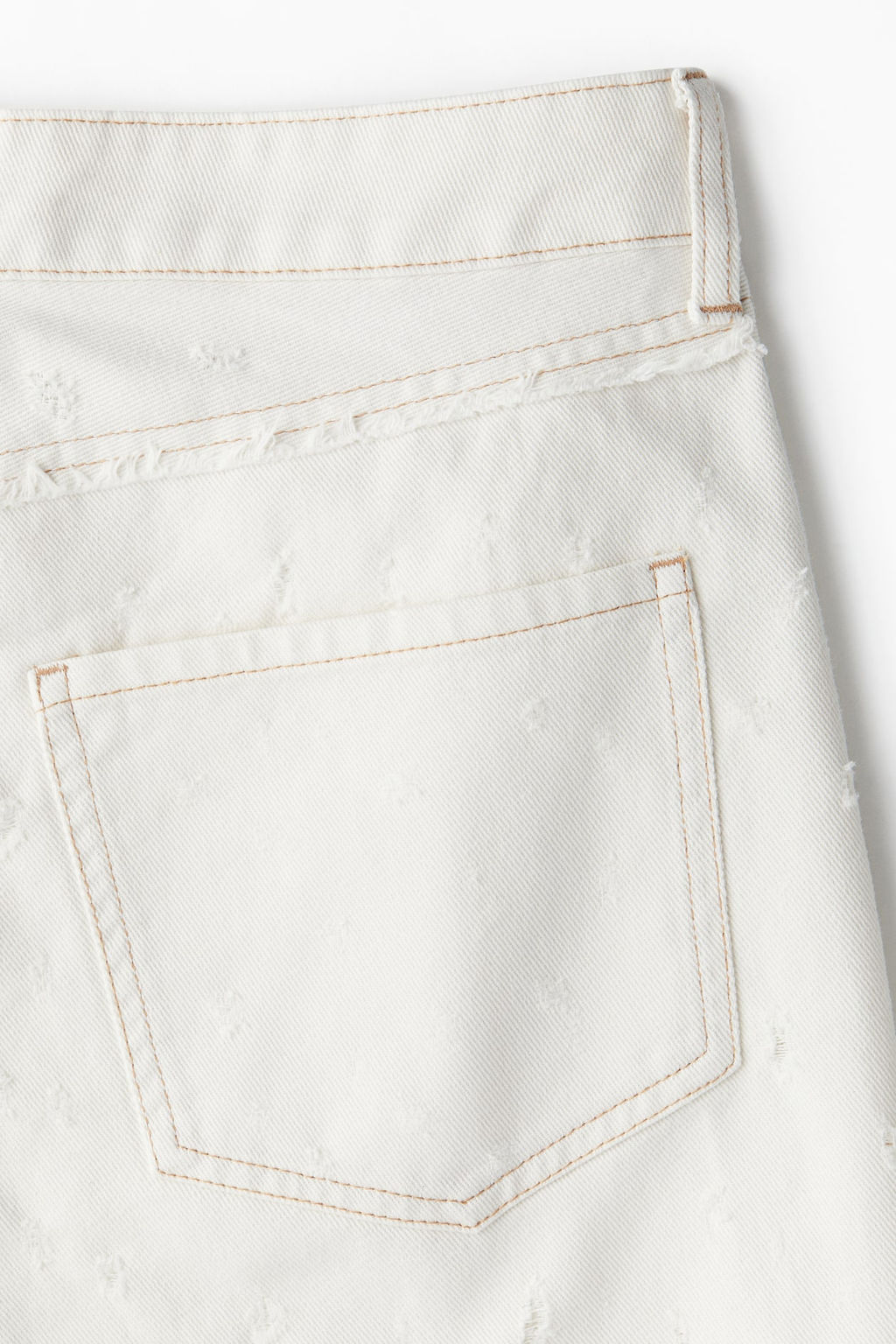 Pantalon de sarga con acabado desflecado - H&m фото 6
