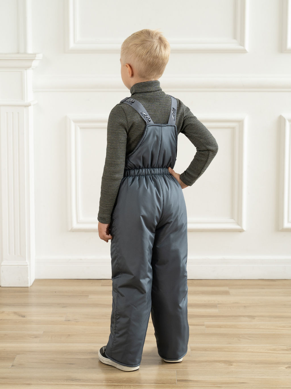 Полукомбинезон детский серый