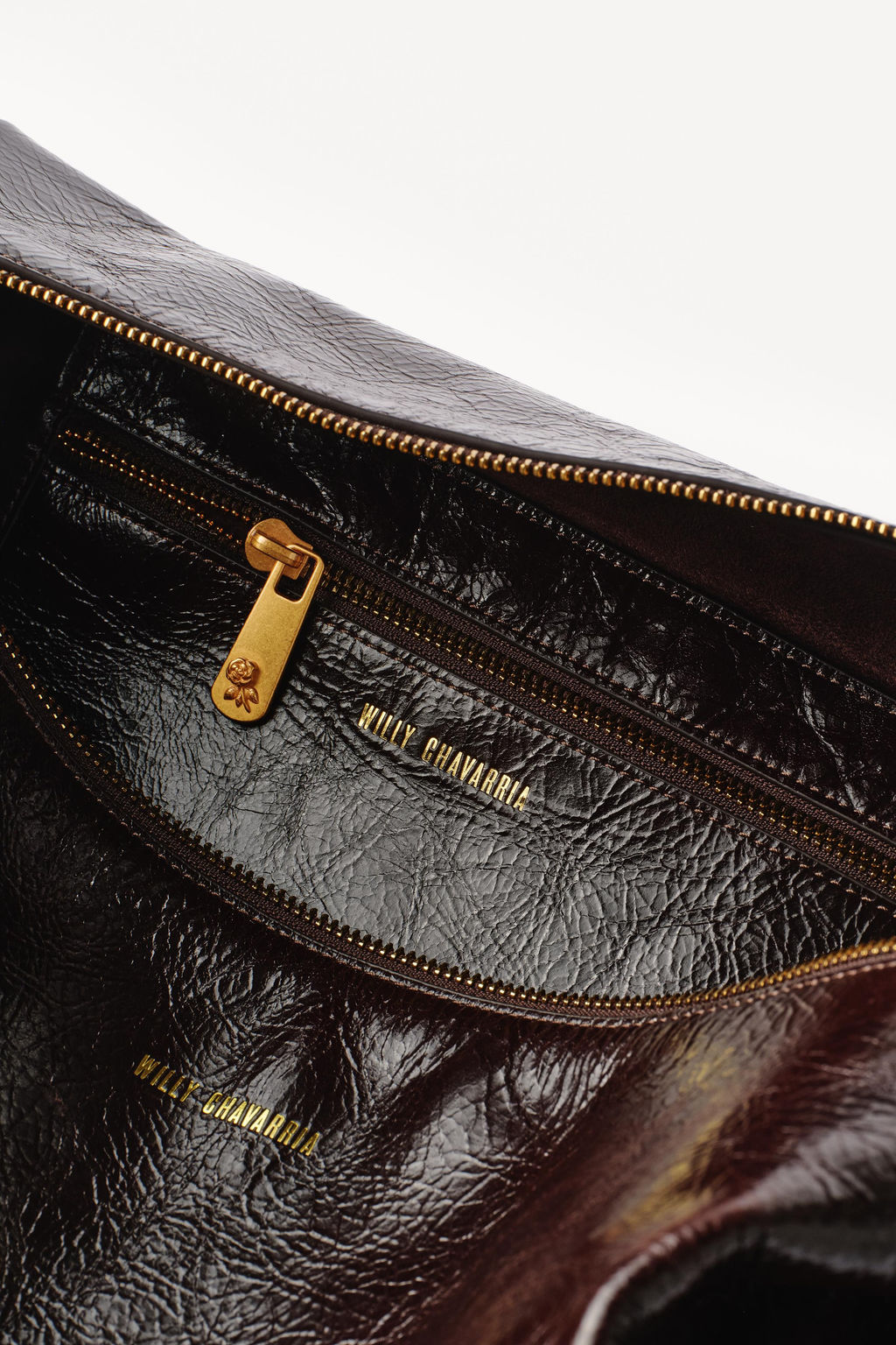 SOBRE XXL PIEL WILLY CHAVARRIA X ZARA / Marr?n  фото 3