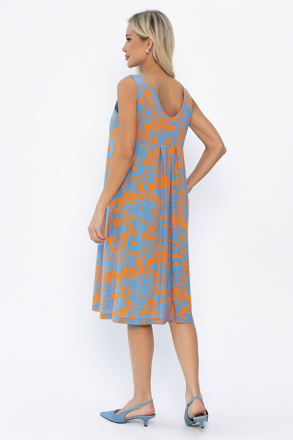 Платье Люси (оранжевое) П13857-25М - Lt collection фото 8