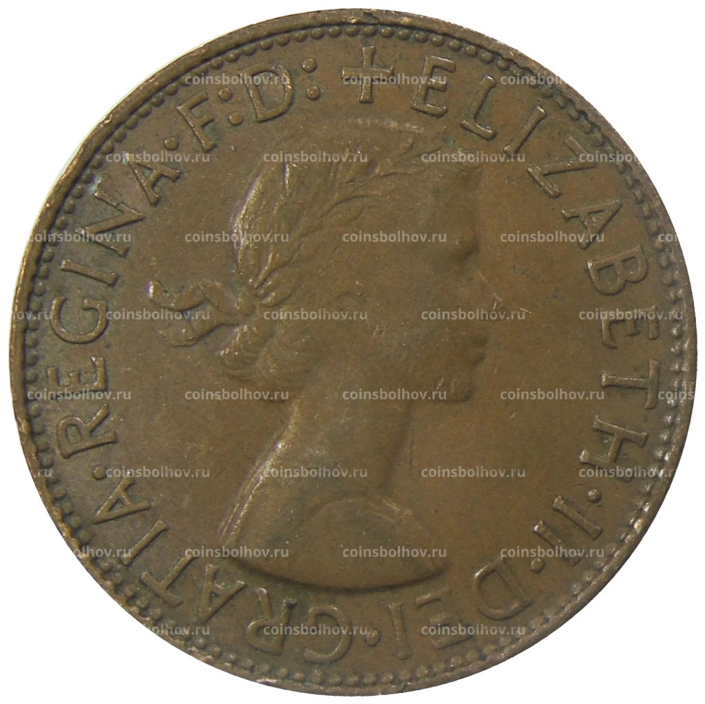 Монета 1 пенни 1961 года Австралия