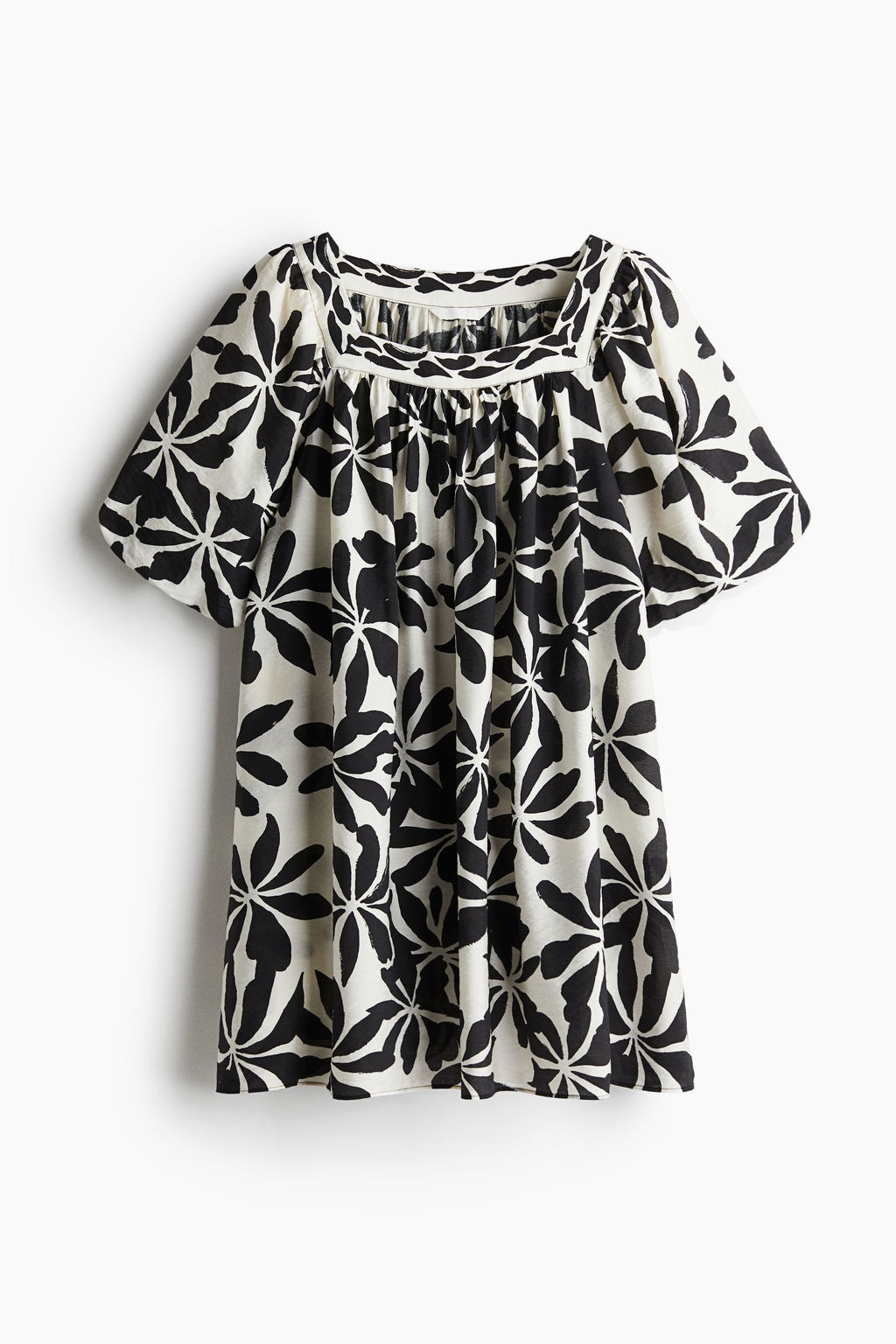 Vestido t?nica con mangas globo