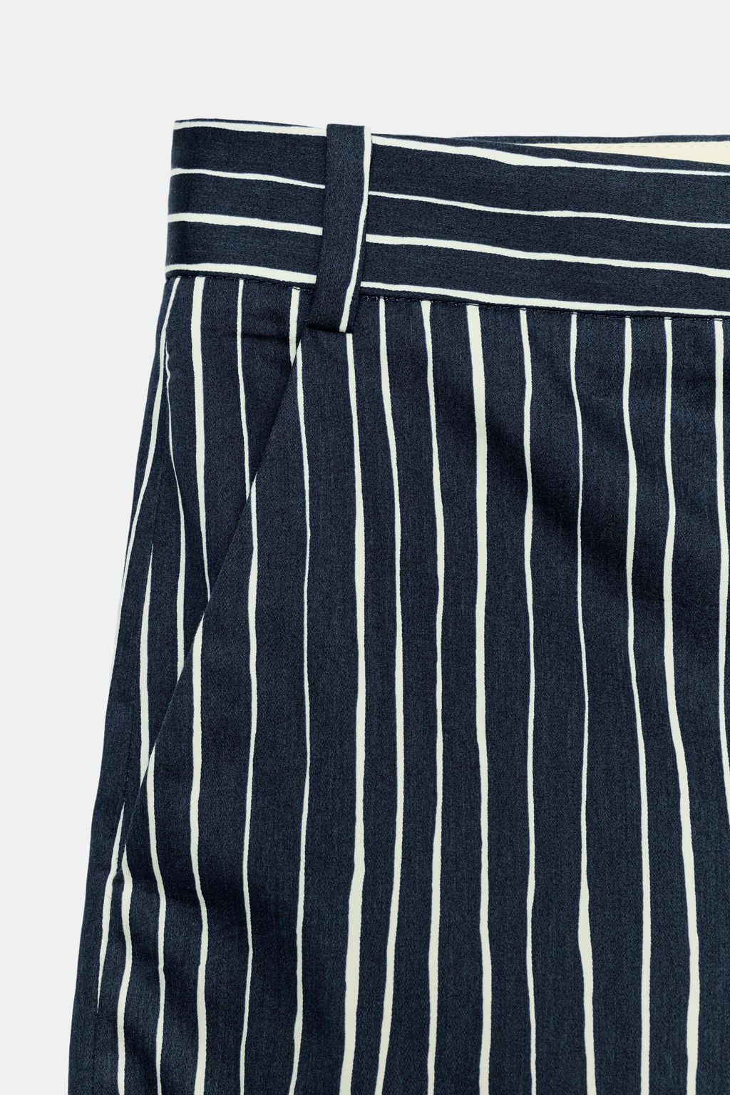 PANTAL?N POPEL?N RAYAS ZW COLLECTION / Marino