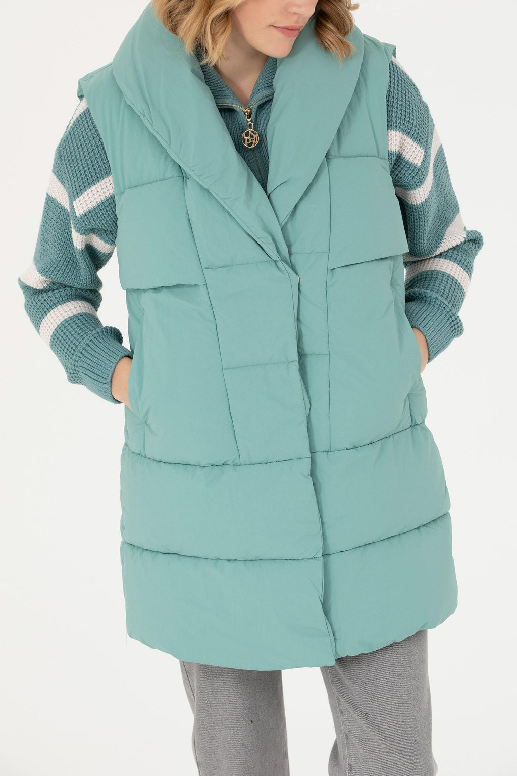 Женский мятный жилет Неожиданная скидка в корзине - U.s. polo assn фото 13