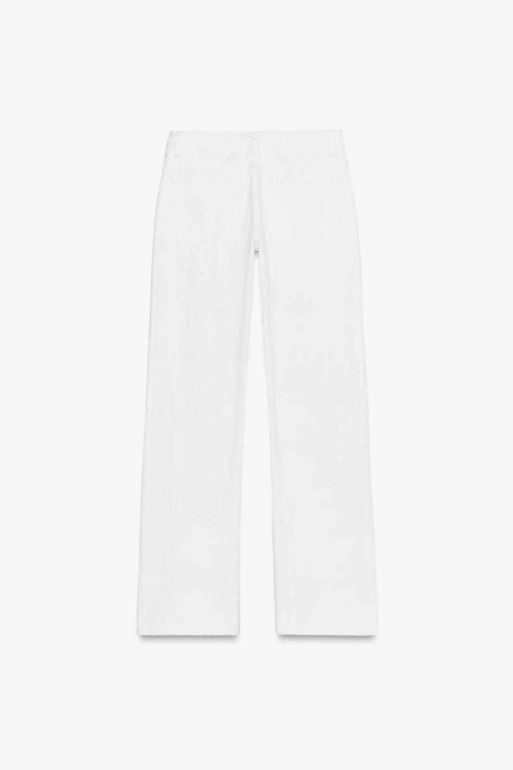 TRF WIDE-LEG LOW-RISE JEANS - Zara фото 13