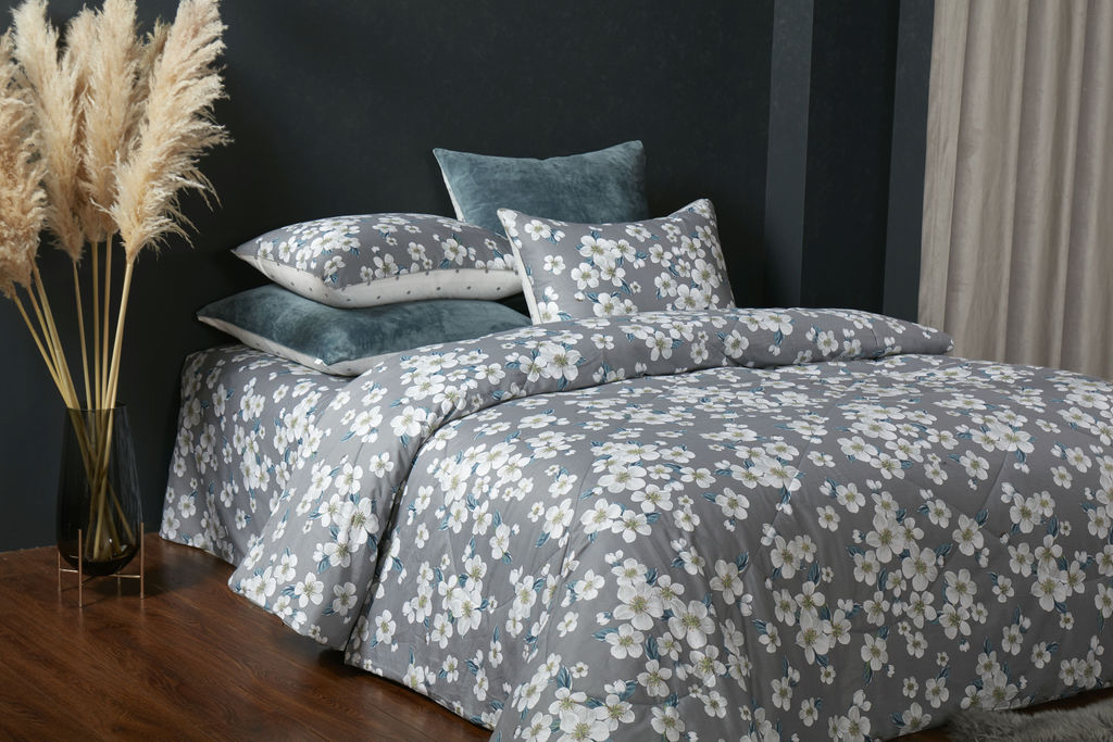 Комплект с одеялом Зара (изумруд жемчуг) АВС Cotton