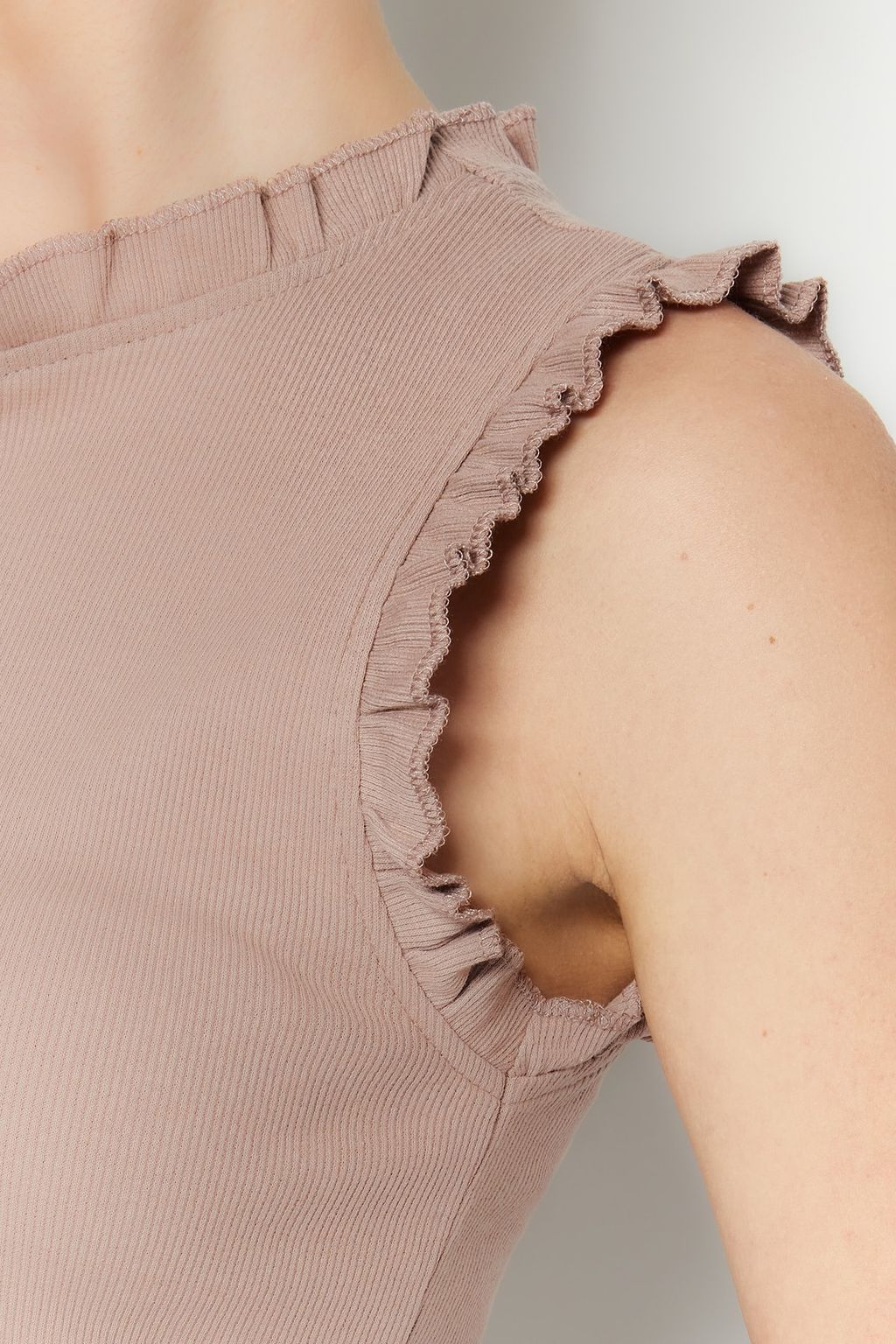 Vizon F?rf?r Detayl? Fitilli Bodycone/Vucuda Oturan Midi Smart Esnek Orme Kalem Elbise TWOSS22EL1569