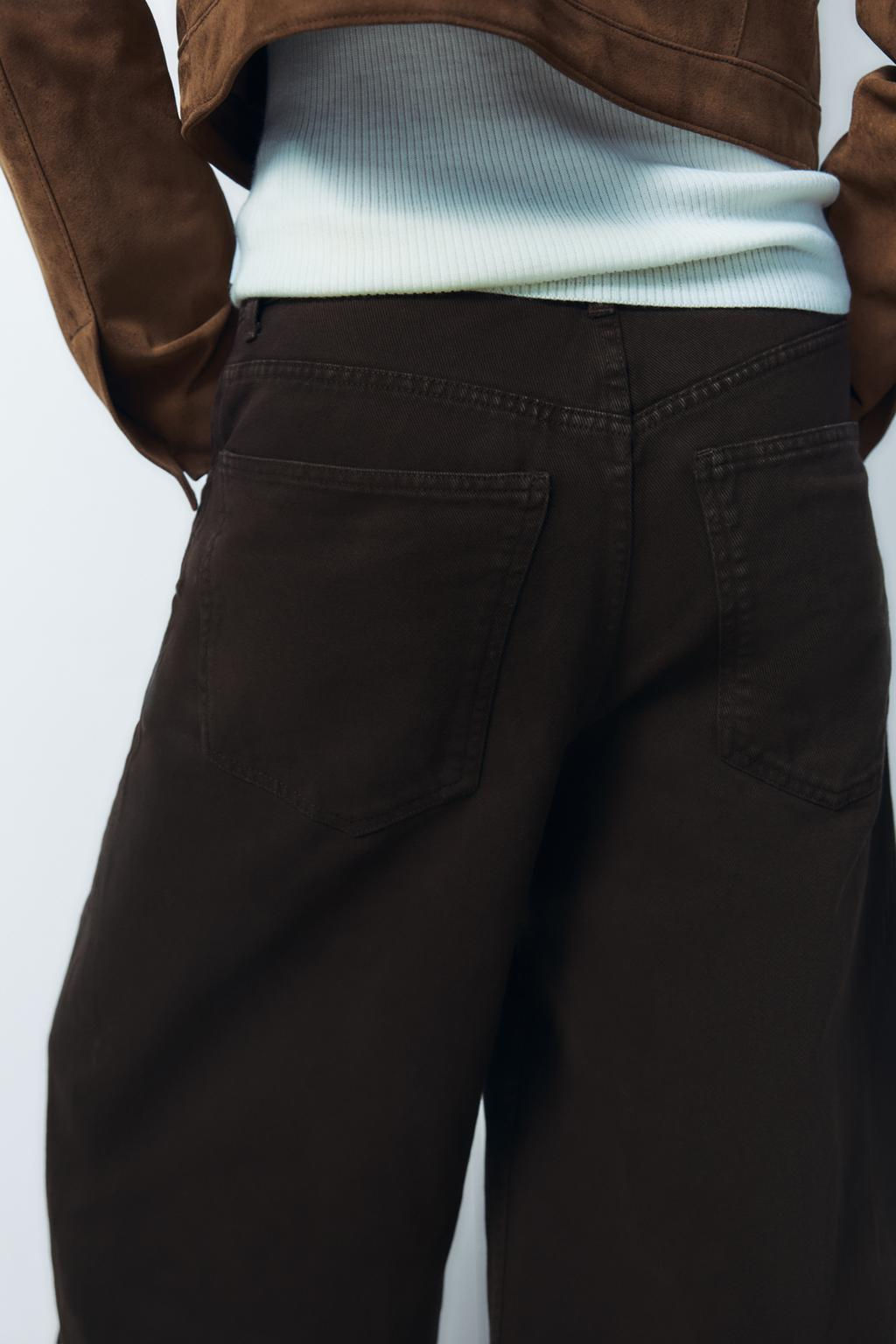 TRF RELAXED OVERSIZE MID-RISE JEANS - Zara фото 5