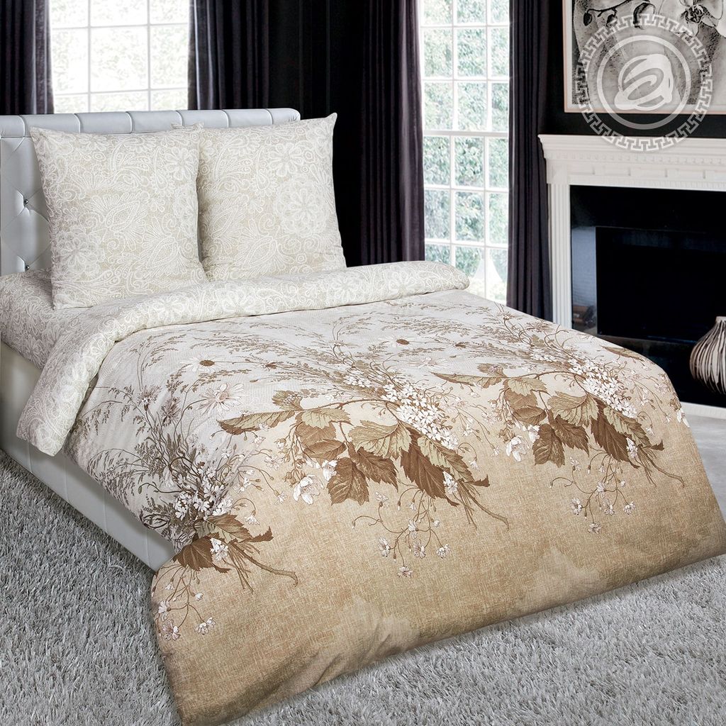 Постельное белье Адажио (поплин DE LUXE) Евро/Пододеяльник: 1 шт. - 215*200; Простыня: 1 шт. - 215*240; Наволочка: 2 шт. - 70*70; DE LUXE