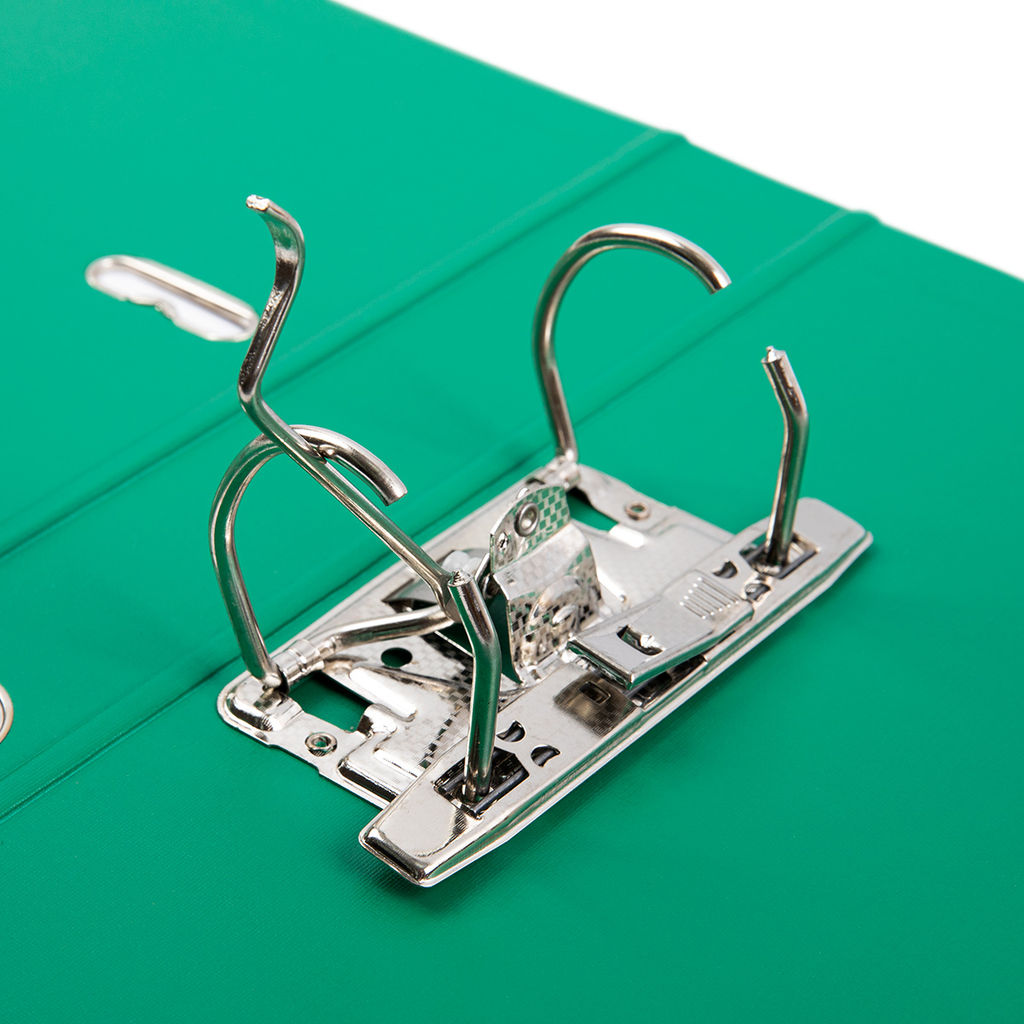 Expert Complete Регистратор PVC, 2-х стороннее покрытие, мет.уг. 50 мм 50 шт. Premier A4 арочный механ. (разб.) лён зеленый ЕС100161003