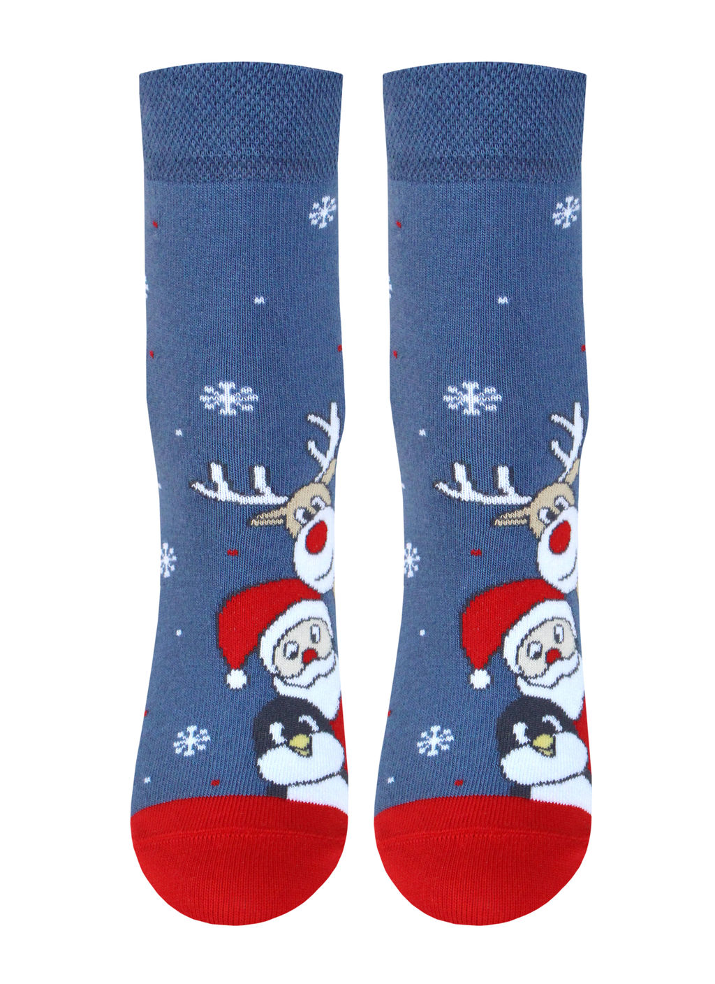 Цена за 2 пары. Носки новогодние ДЖИНС