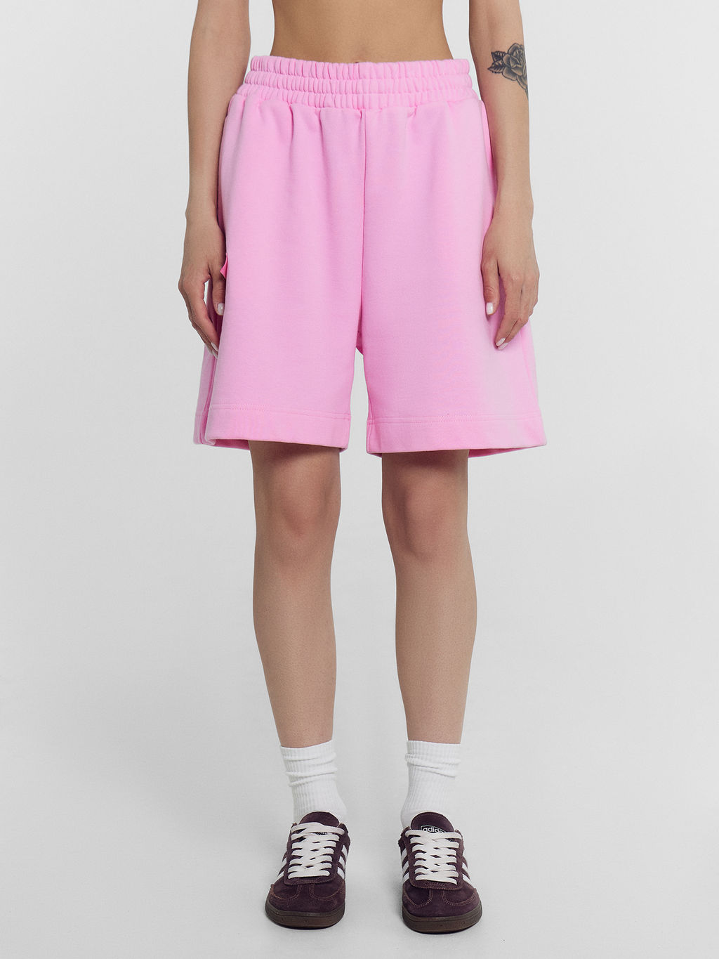 Шорты женские пастельно-розовые розовая дымка 132359 - Mark formelle фото 2