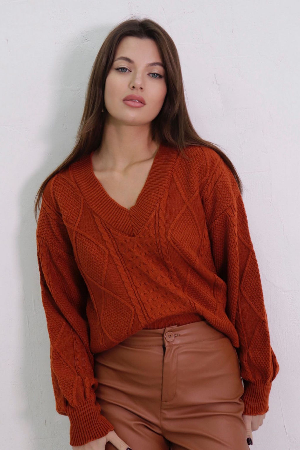 Martichelli Пуловер терракотовый  фото 7