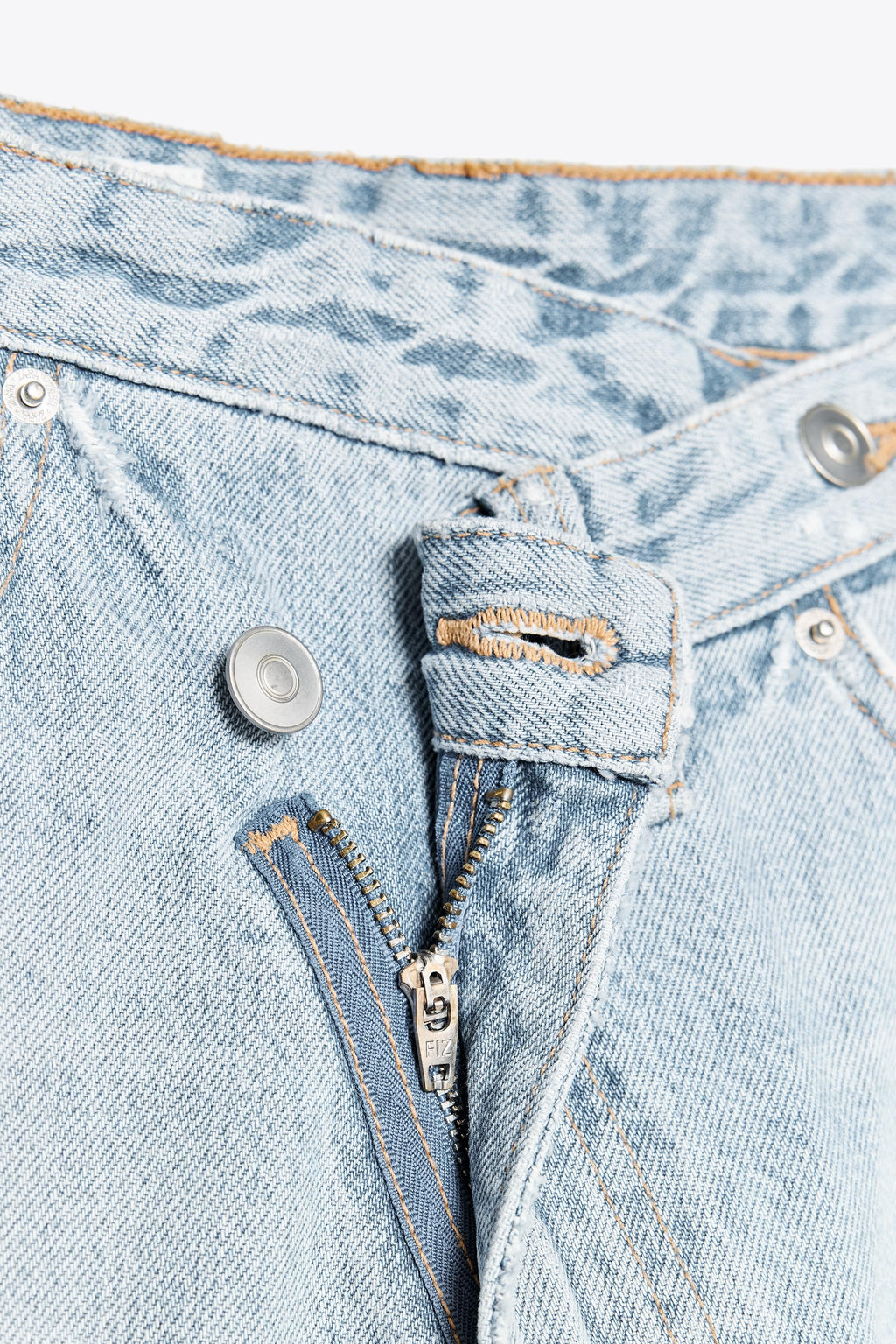 HIGH-WAIST WIDE-LEG TRF JEANS - Zara фото 51