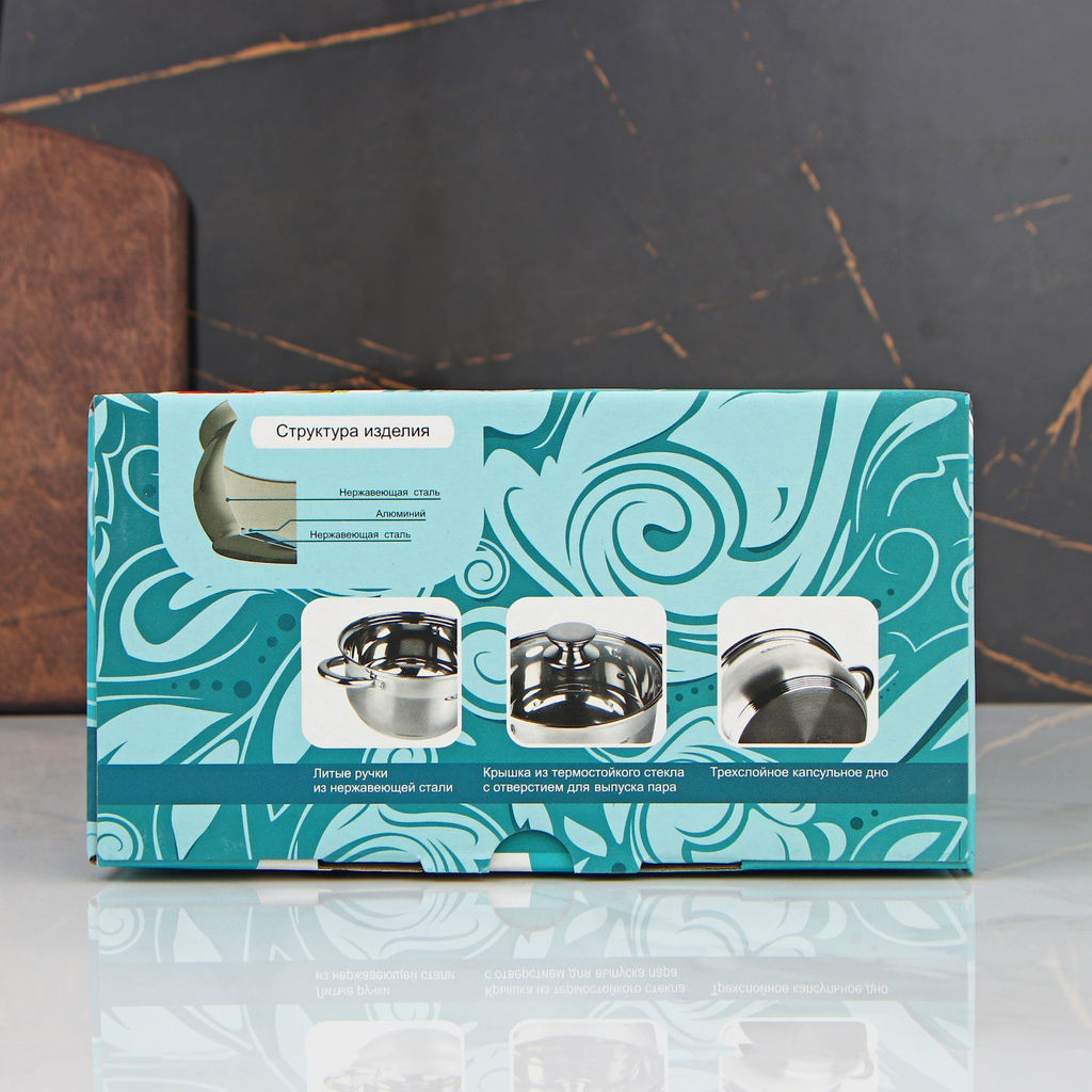 Кастрюля 2,5 л (Диана) (KT01-D-22)