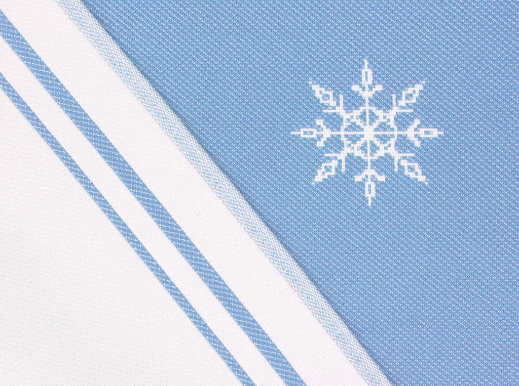 Полотенце х/б 9с23.111ж1 Снеговик и домик1(ДТЭ регата) 50х140см