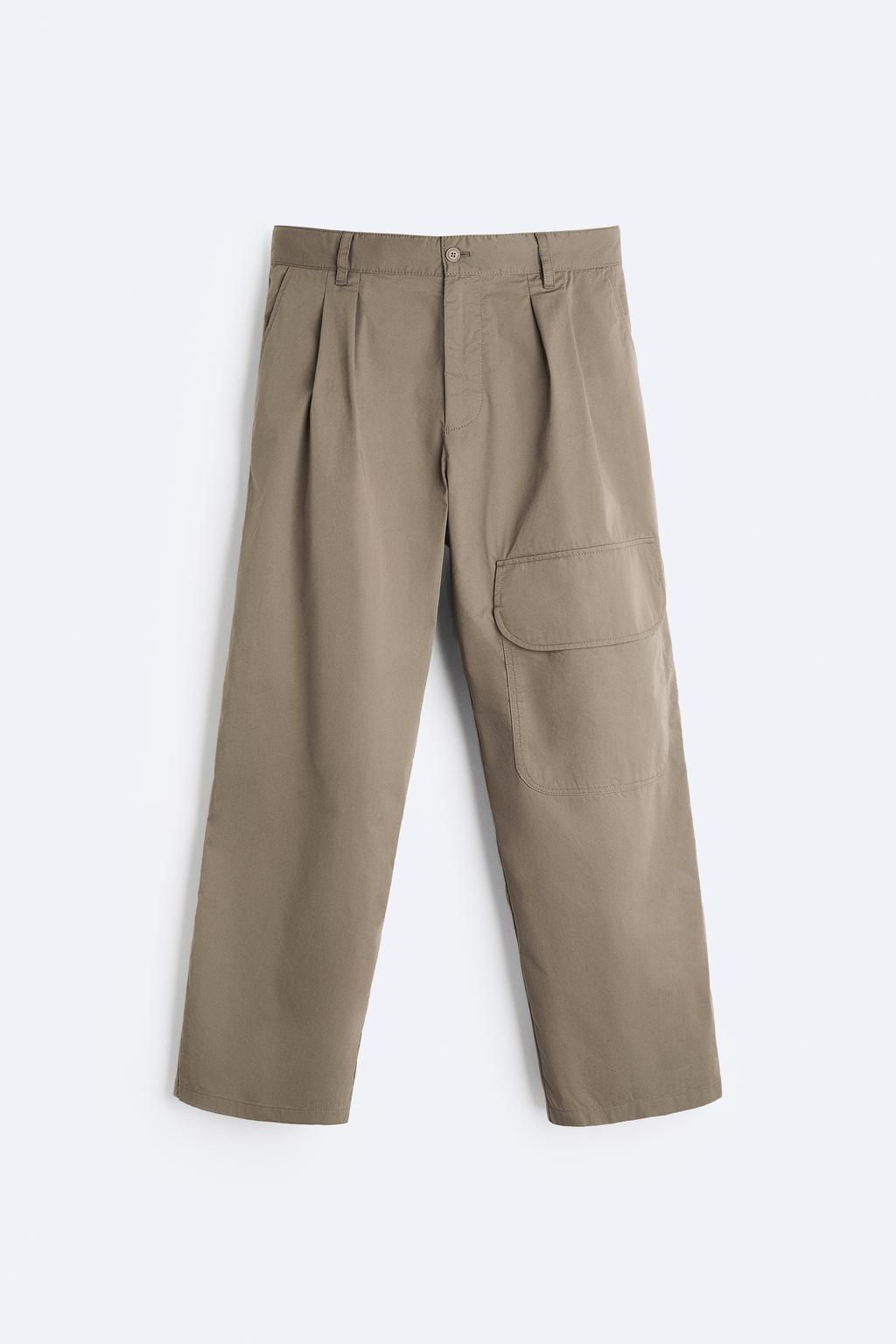 TEXTURED TROUSERS WITH PLEATS - Zara фото 7