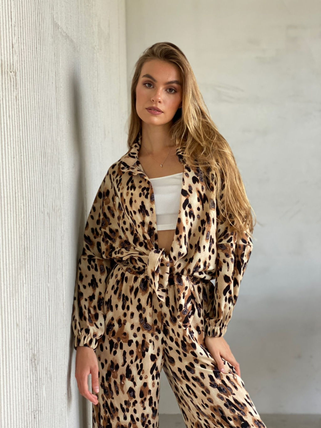 Martichelli Брюки коричнево-бежевые с принтом  фото 10