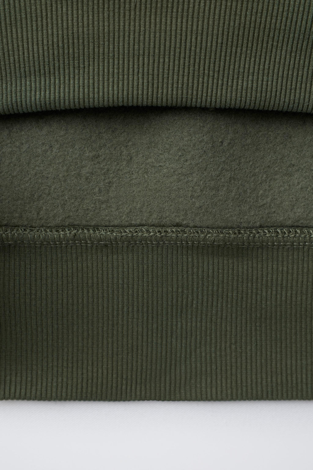 SUDADERA CAPUCHA TEXTO / Verde - Zara фото 4