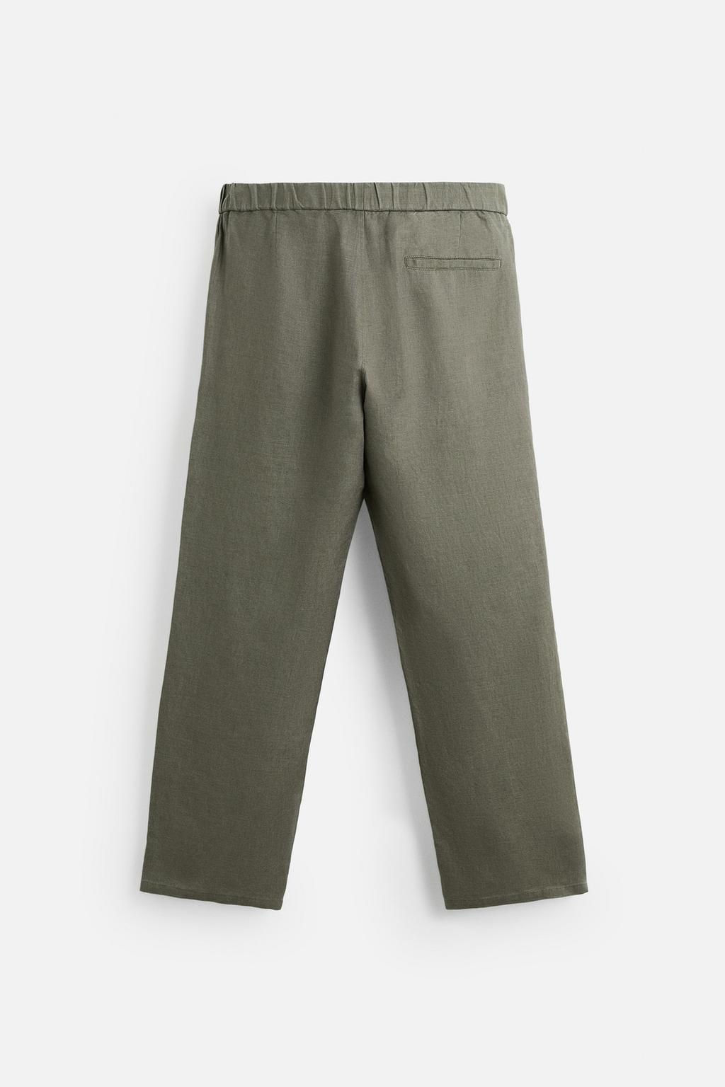 100% LINEN TROUSERS - Zara фото 12