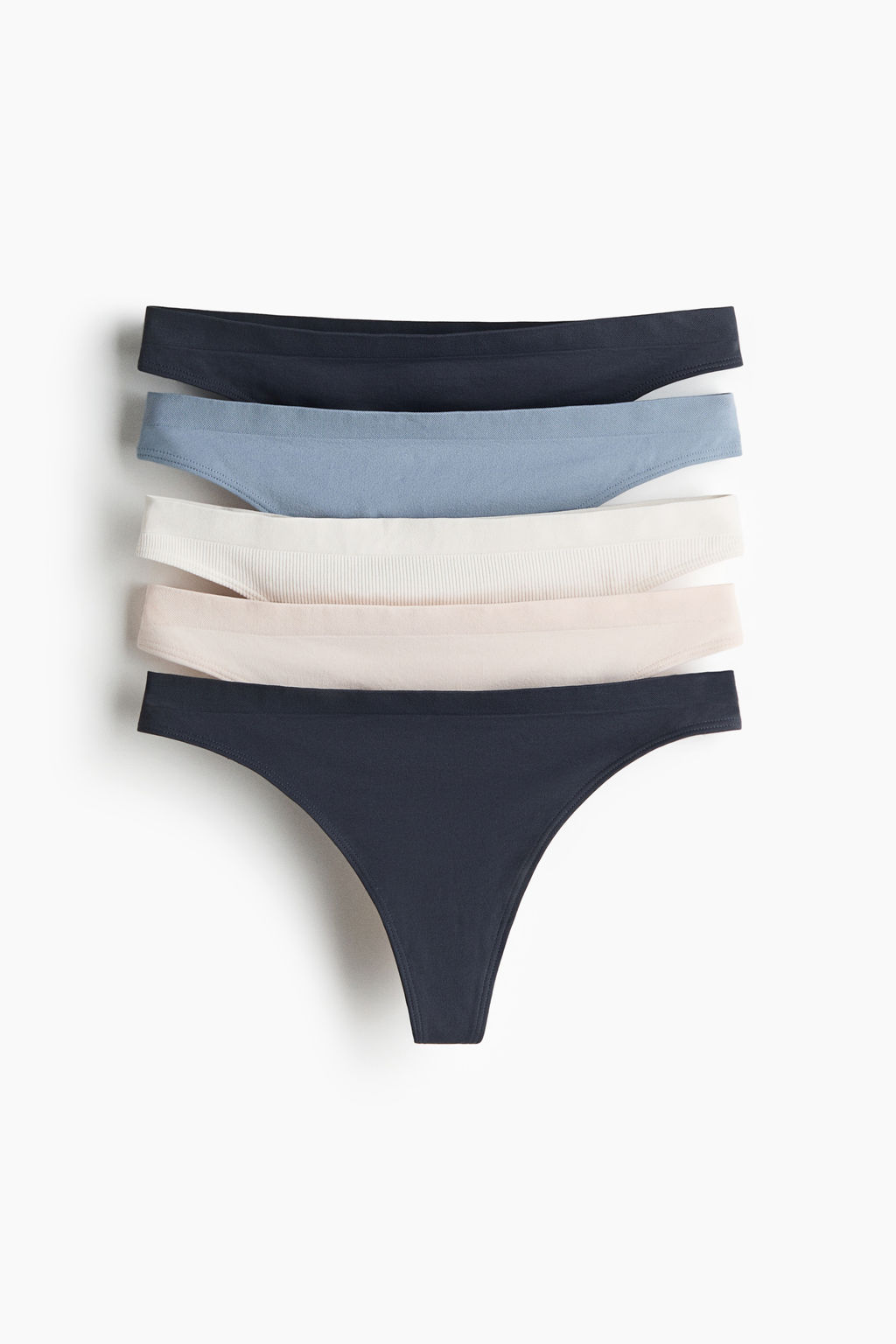 Pack 5 bragas thong Seamless - H&m фото 5