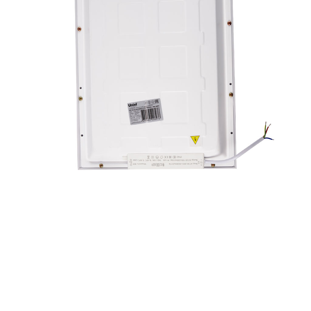 ULP-30120 36W/4000K/LL IP40 PREMIUM+ OPAL WHITE Светильник светодиодный потолочный встраиваемый. Белый свет (4000K). 3900Лм. Корпус белый. В комплекте с и/п. ТМ Uniel